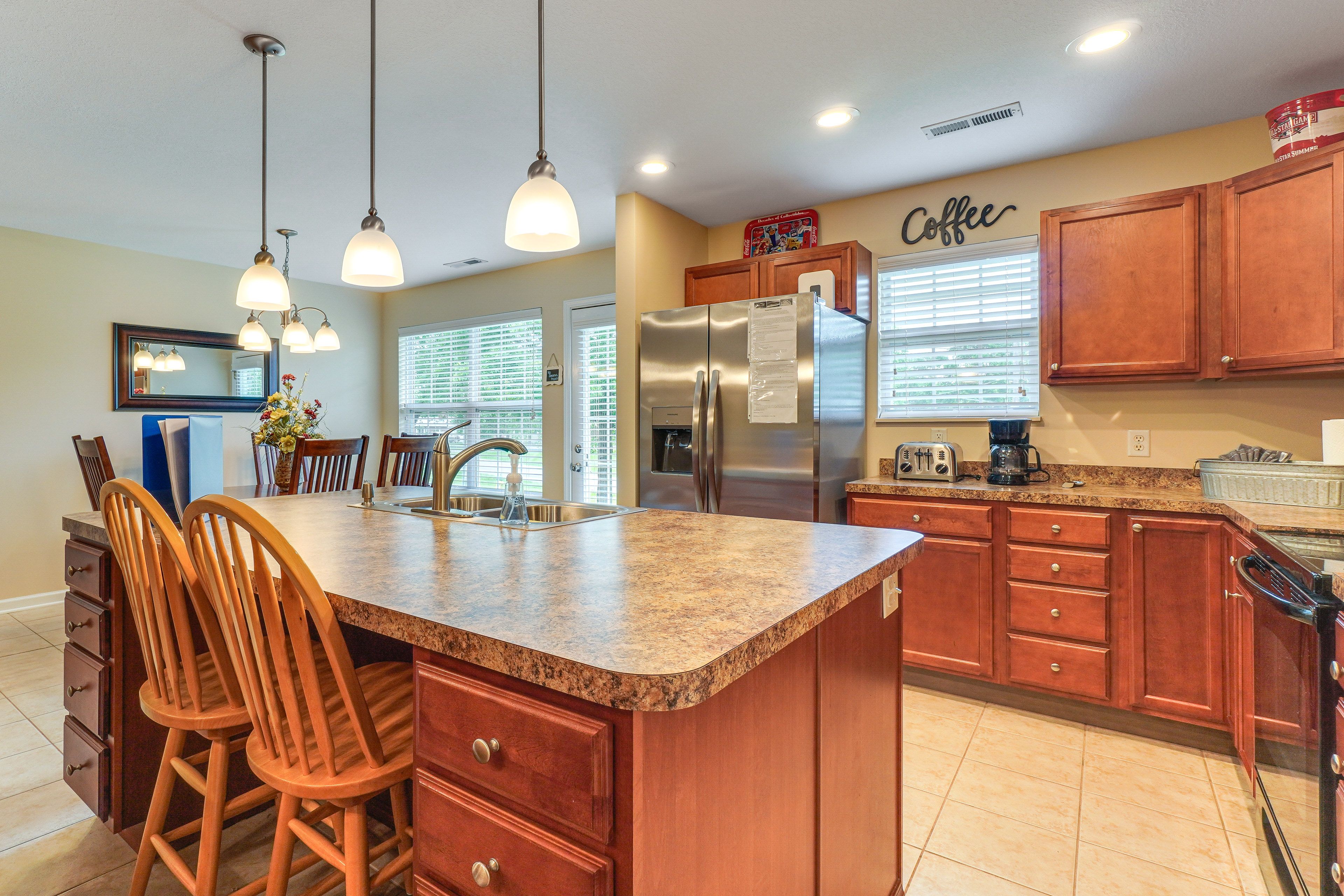 Kitchen | Central A/C & Heat | Drip Coffee Maker | Toaster
