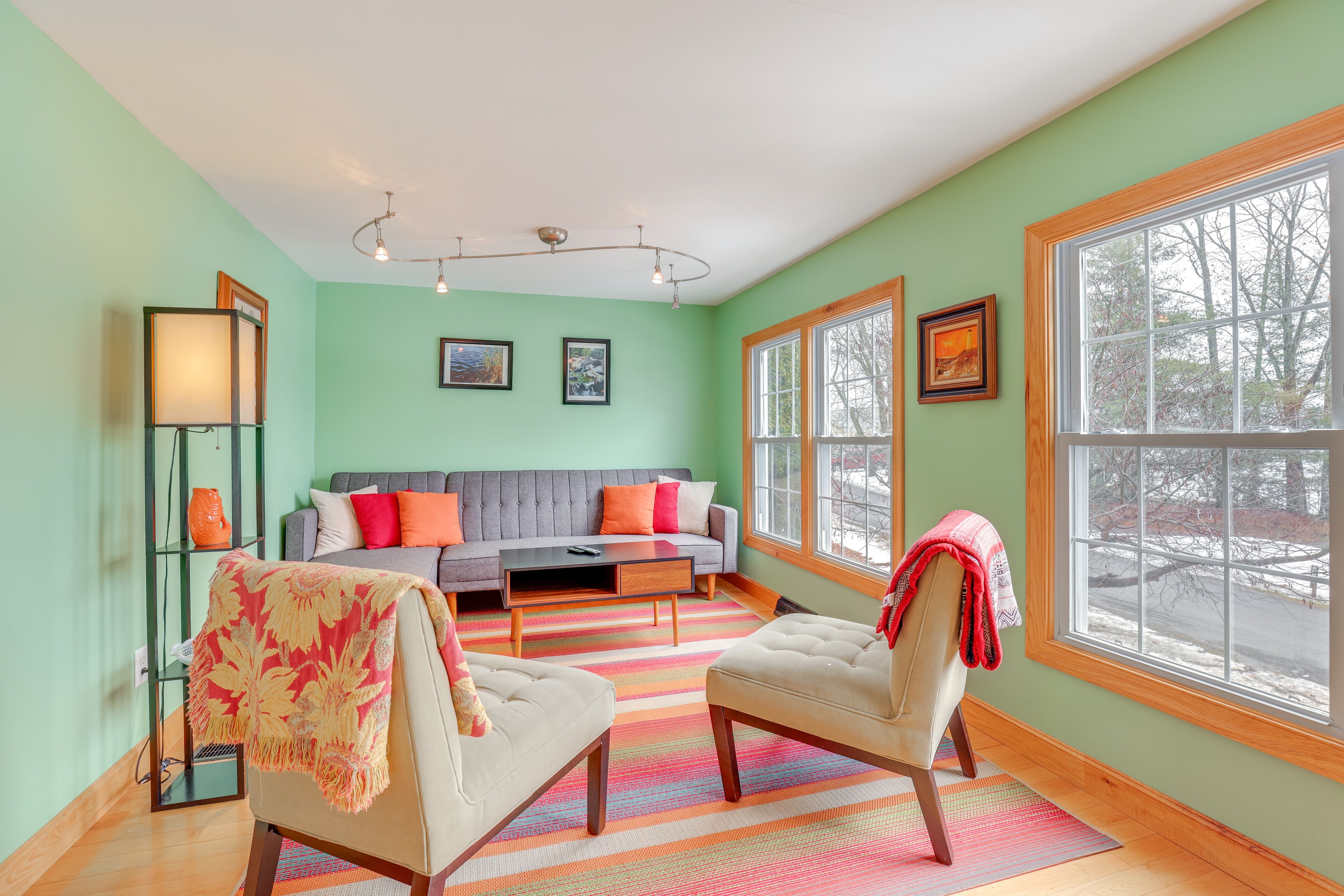 Living Room | Main Level | Full Sleeper Sofa | Smart TV w/ Amazon Fire Stick