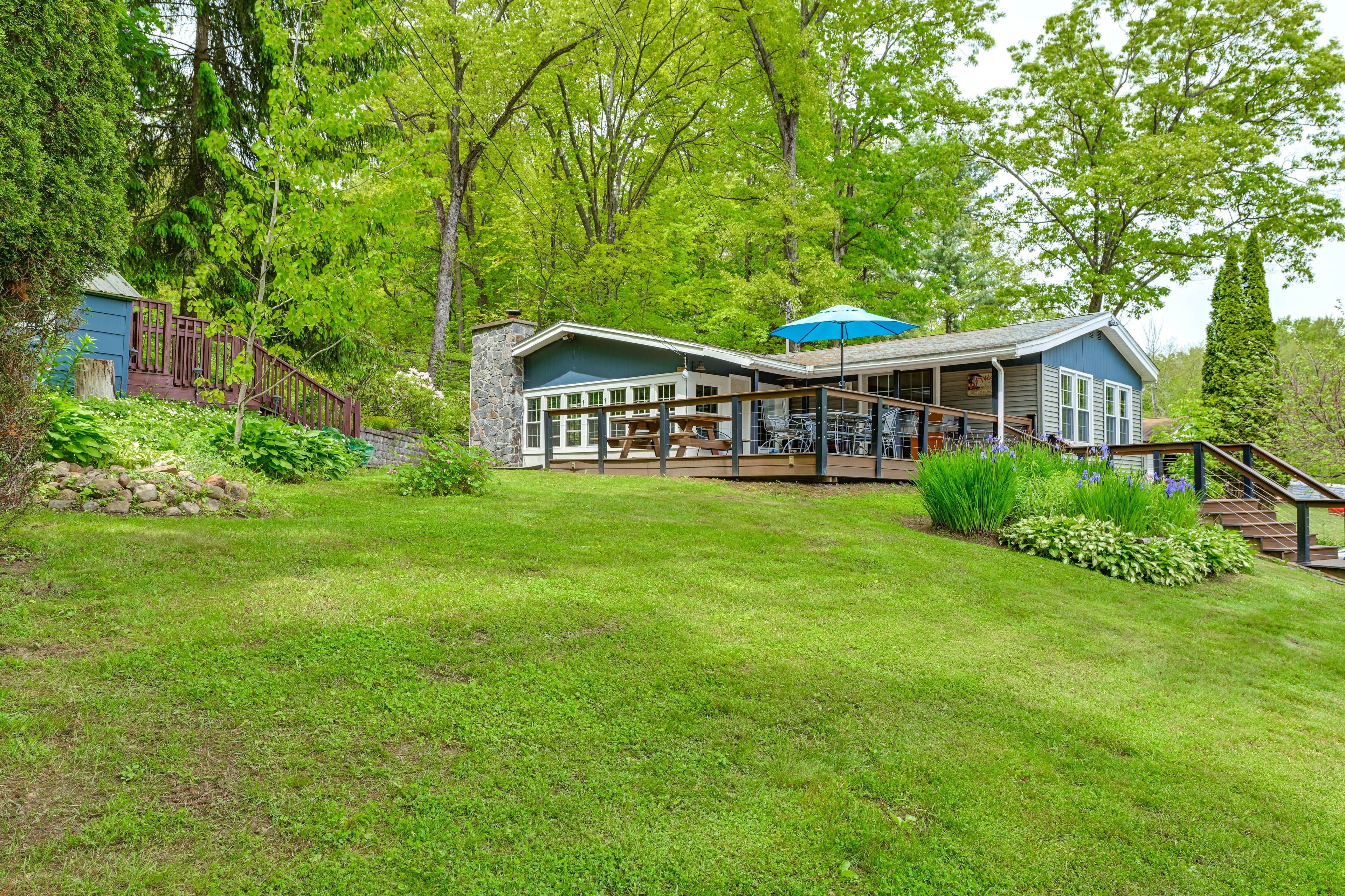 Yard | Private Deck | 2-Story Home