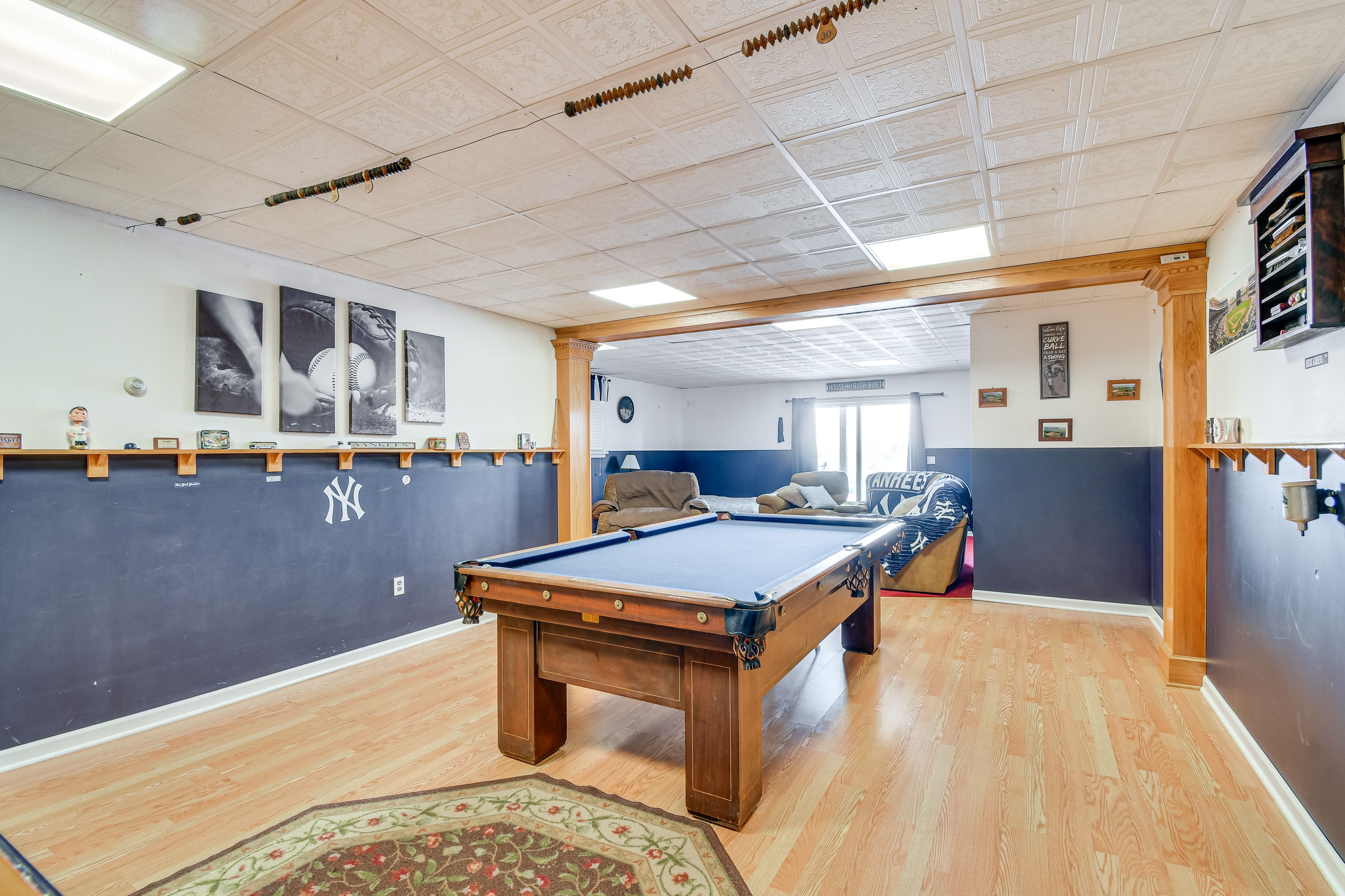 Game Room | Basement Level | Pool Table | Dry Bar | Board Games