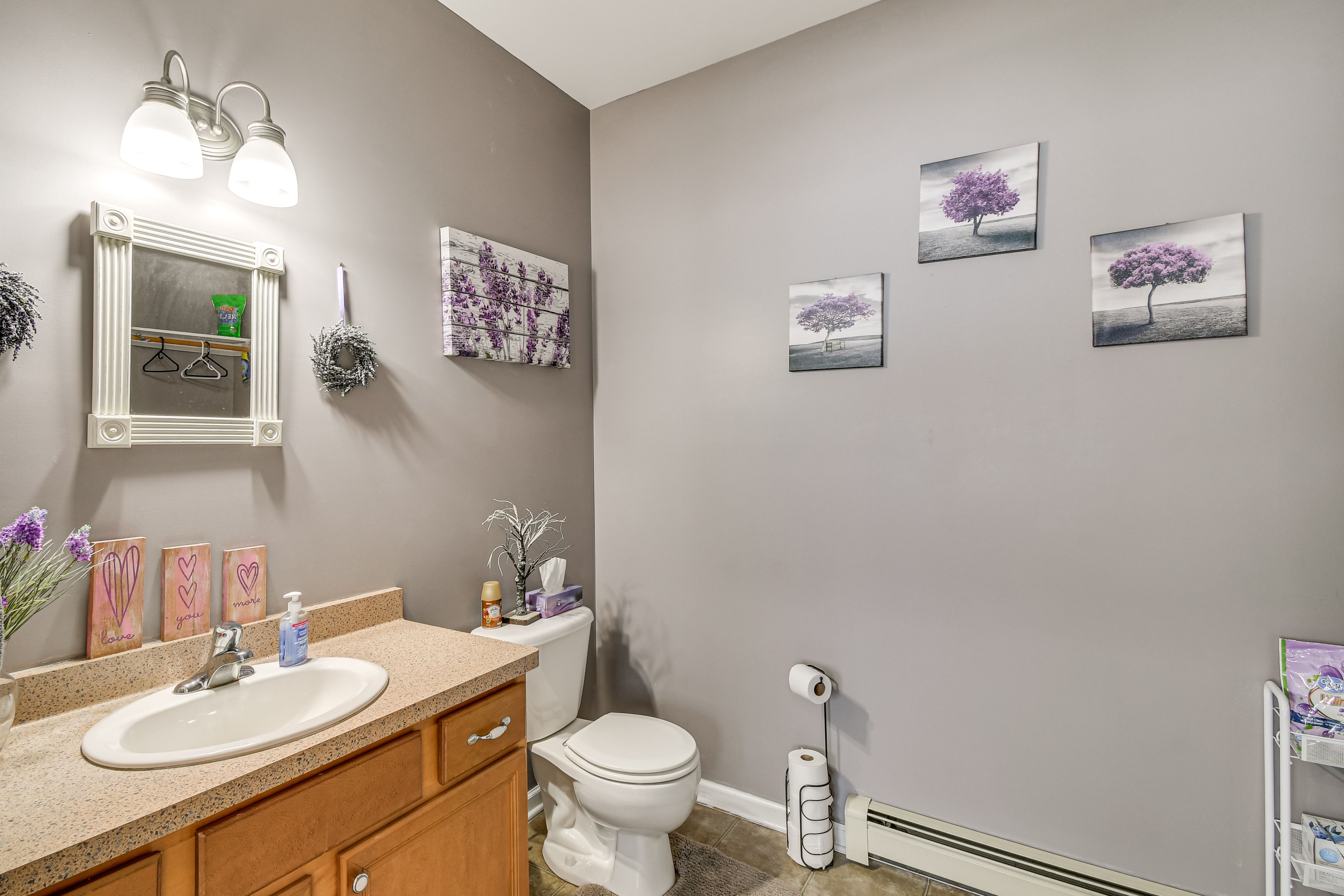Half Bathroom | 1st Floor | Washer & Dryer