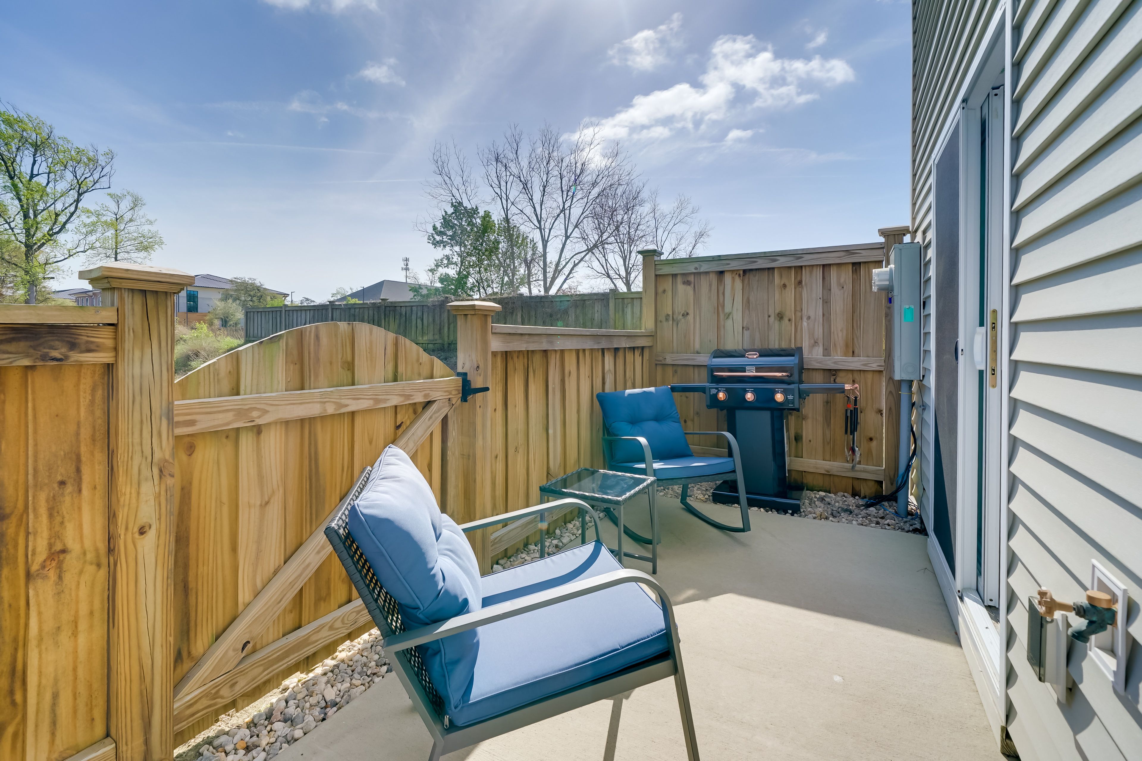 Fenced-In Patio | Gas Grill | Outdoor Seating