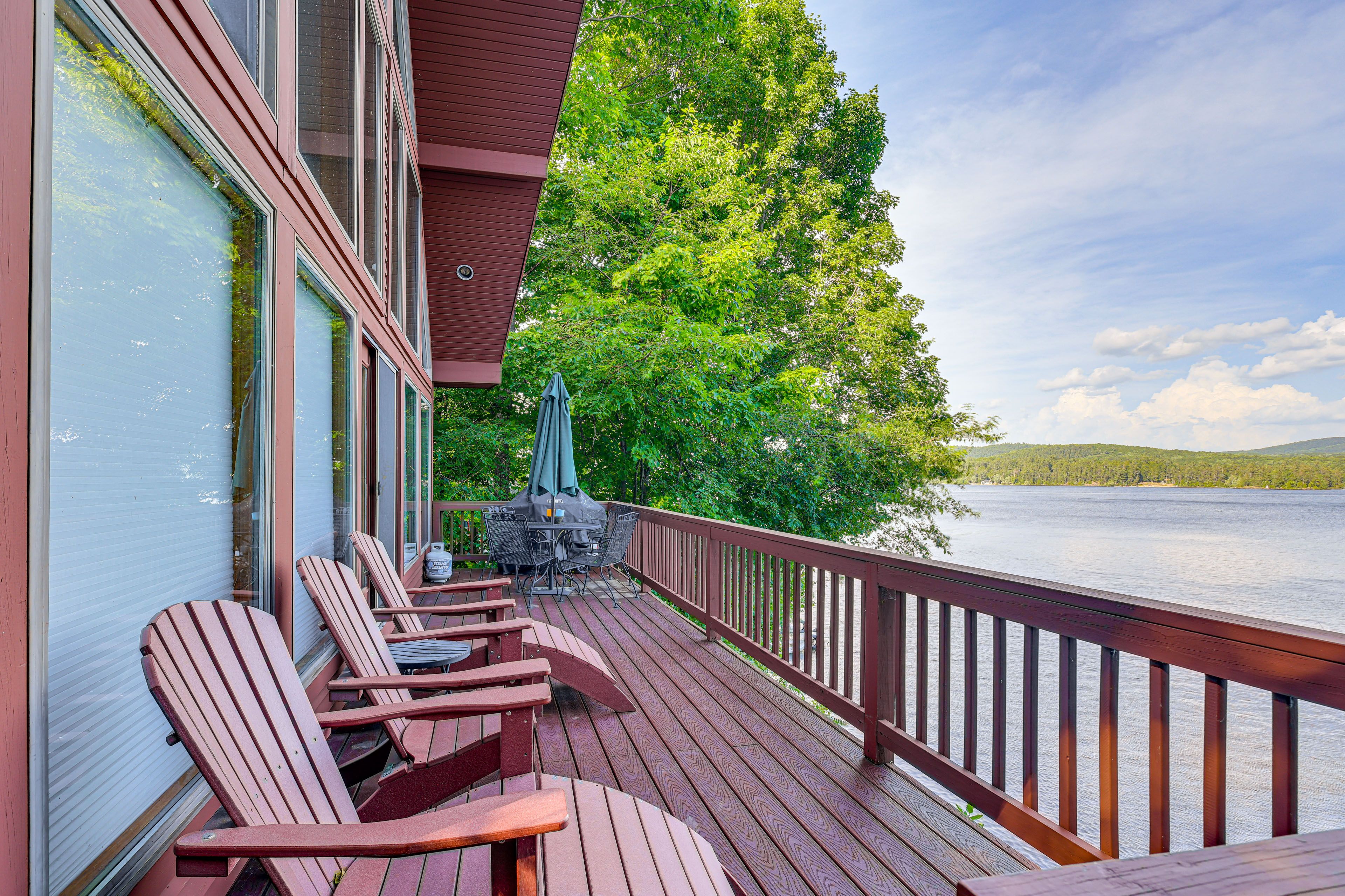 Schroon Lake Vacation Rental | 3BR | 2BA | Stairs to Enter | 2,000 Sq Ft
