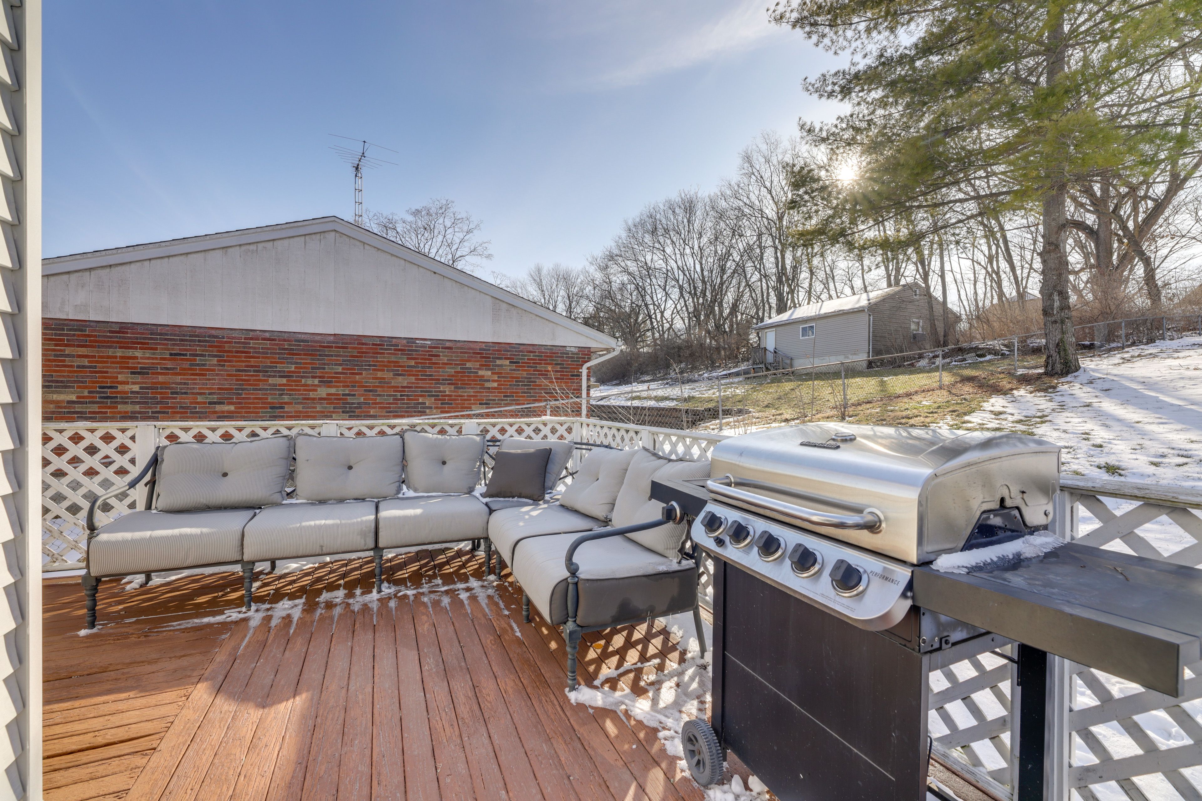 Deck | Gas Grill | Half-Acre Backyard