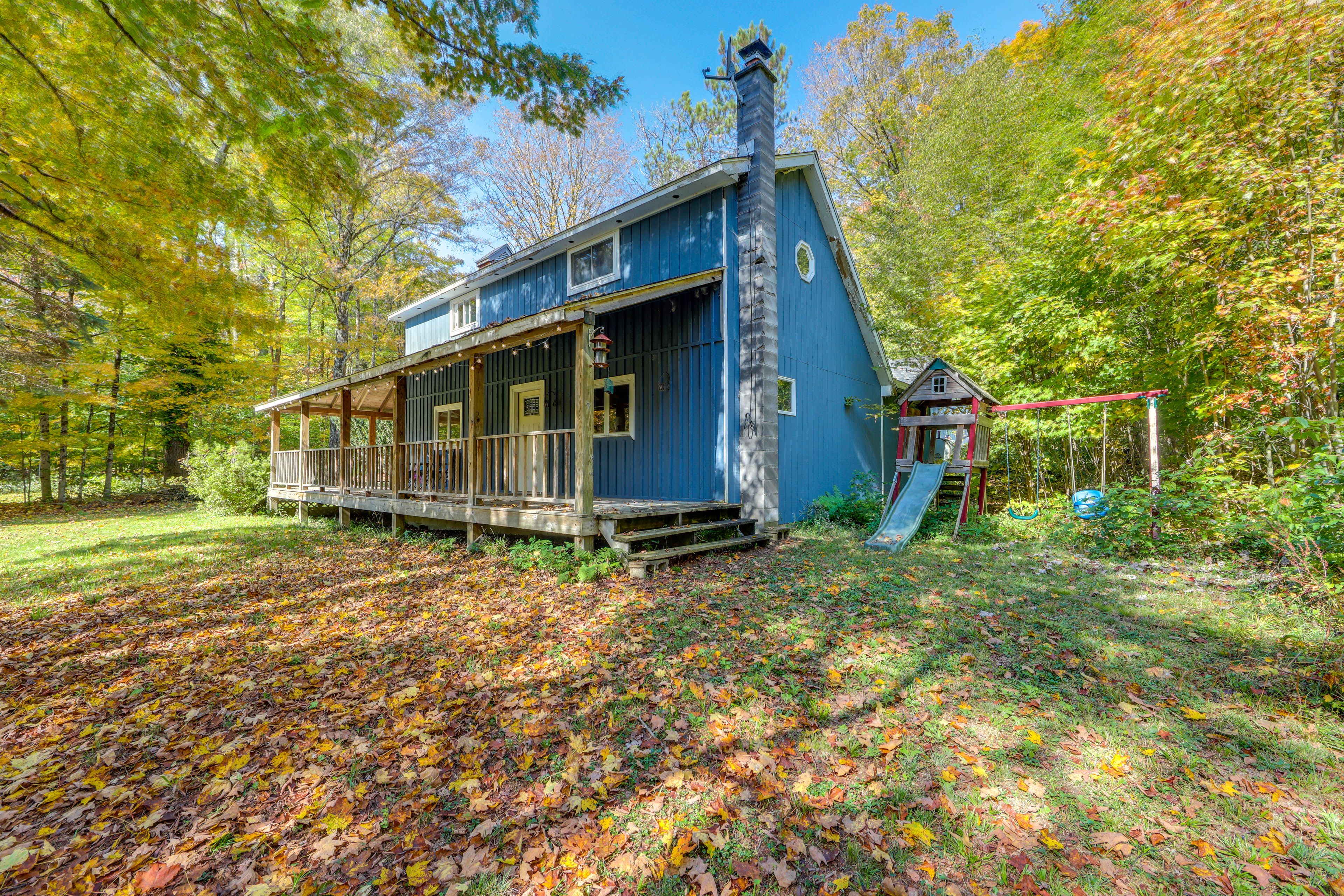 Exterior | Private Yard | Swing Set | Fire Pit