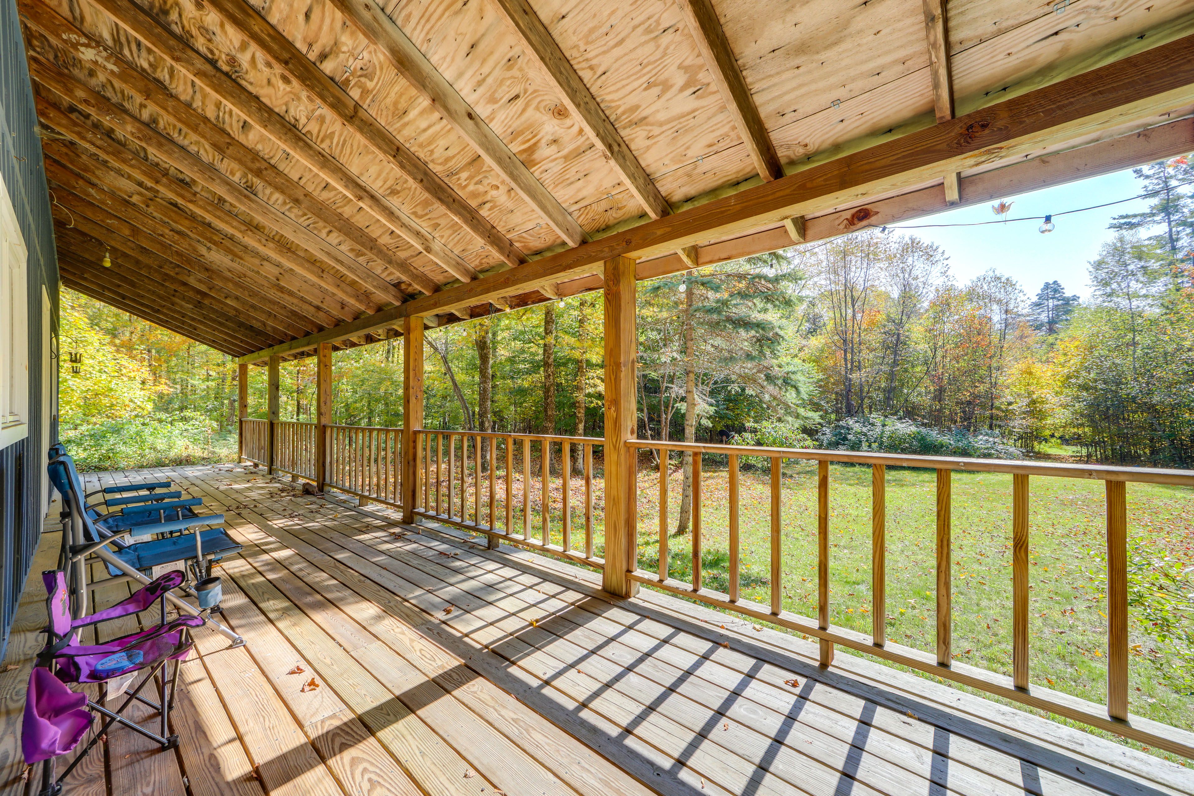 Cabin Exterior | Wraparound Deck w/ Seating