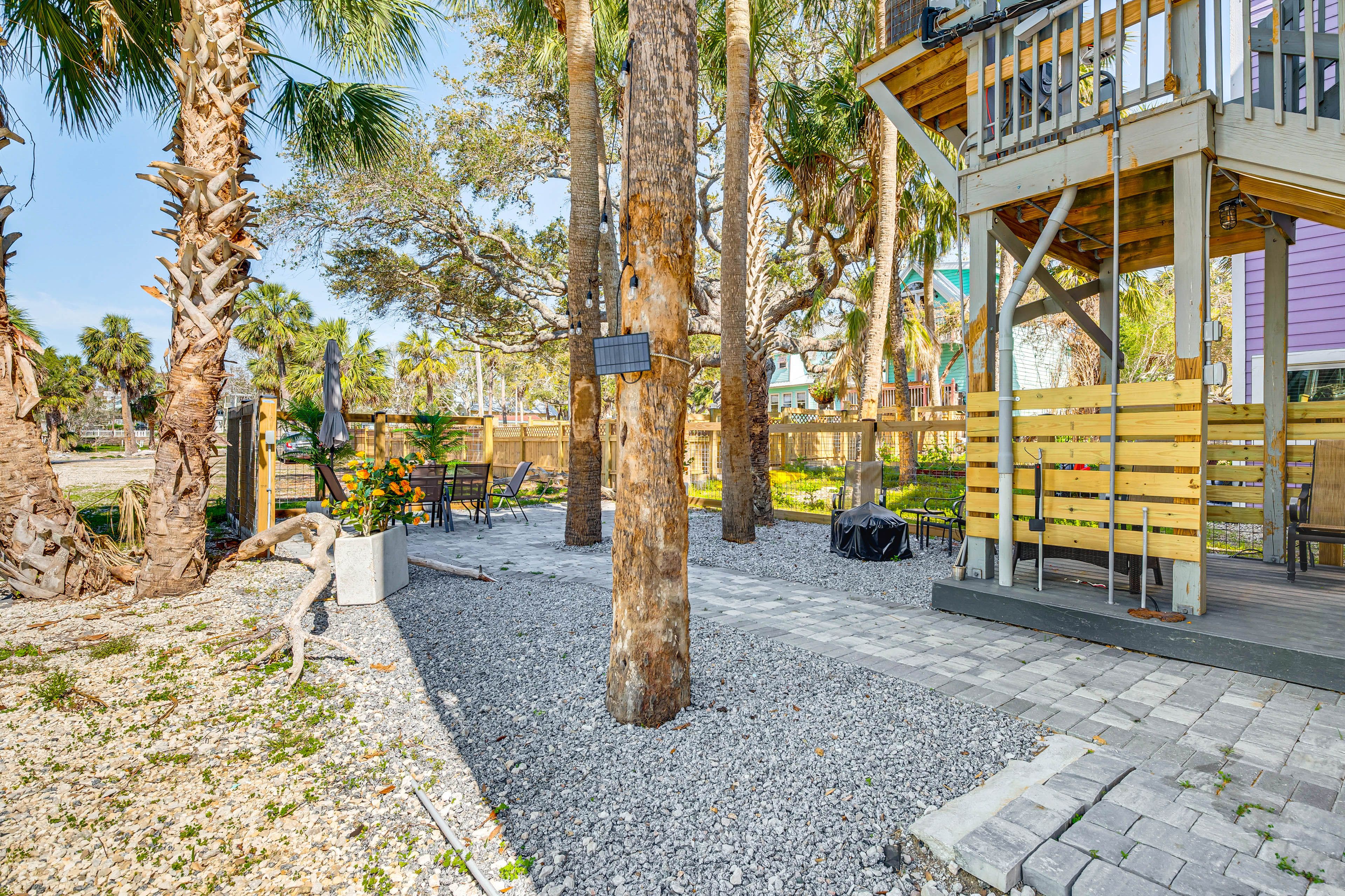House Exterior | Patio w/ Dining Area | Fire Pit | Charcoal Grill