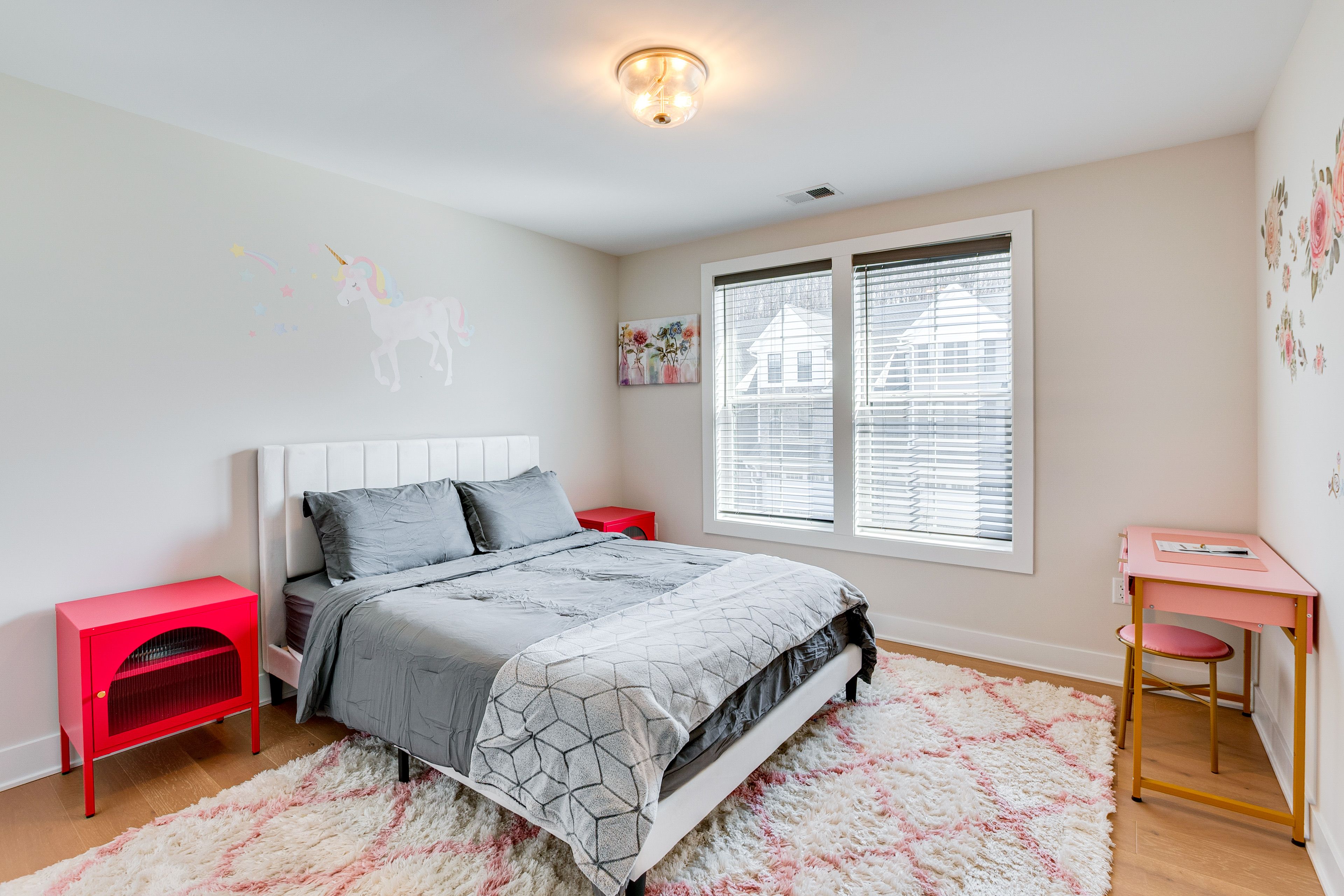 Bedroom 2 | 2nd Floor | Queen Bed | Desk