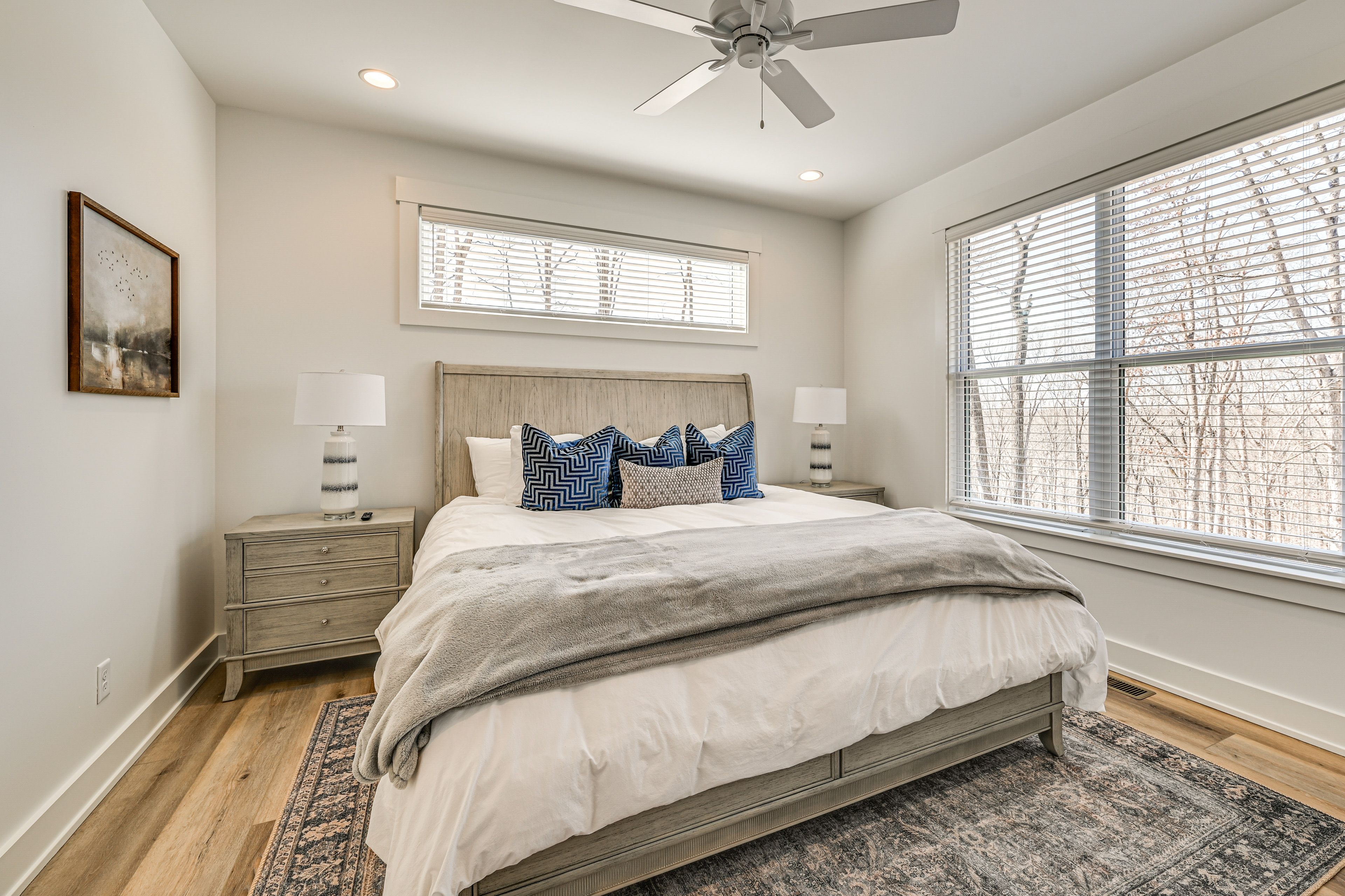 Bedroom 1 | 1st Floor | King Bed | Linens Provided | En-Suite Bathroom