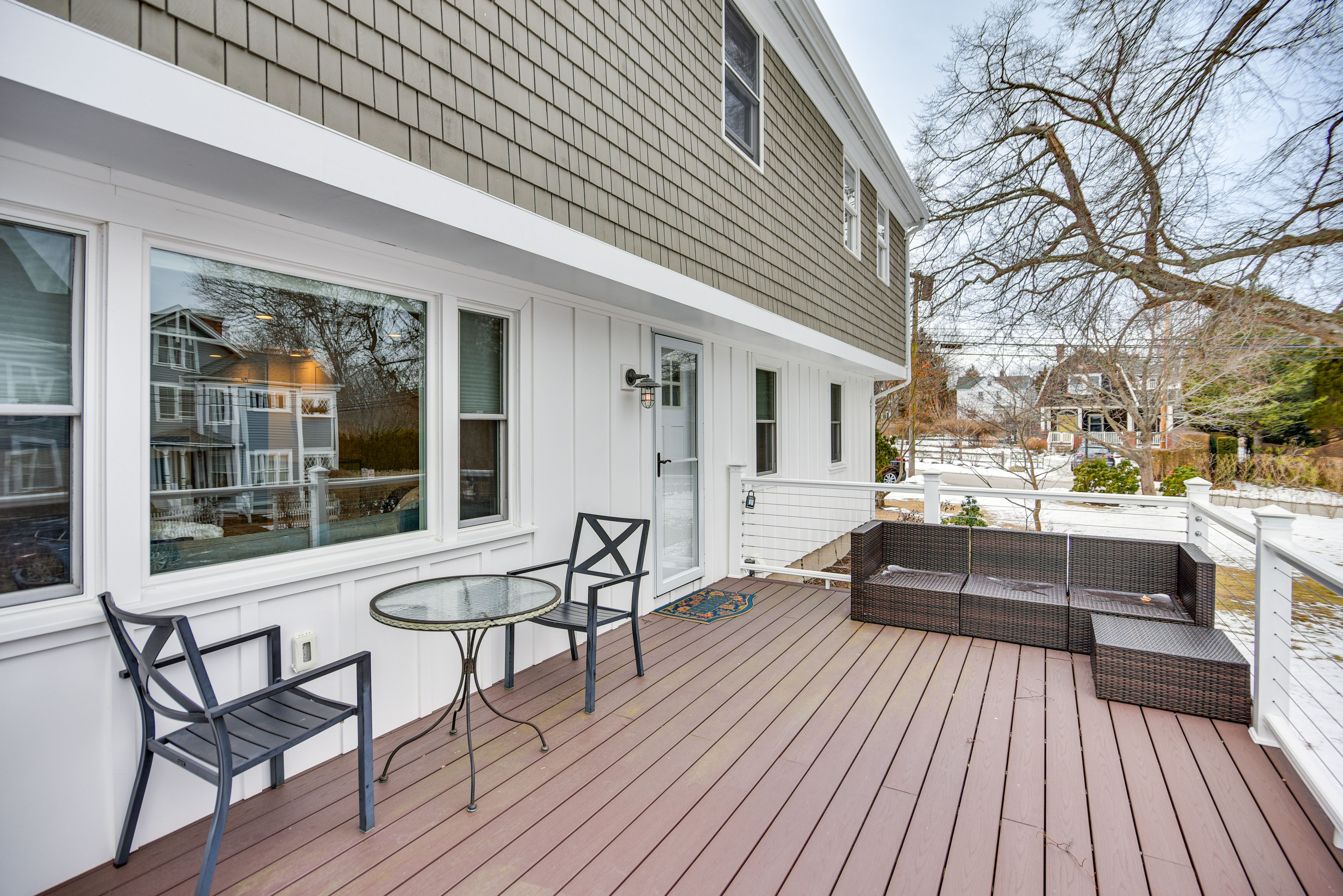 Deck | Claiborne Pell/Newport Bridge Views