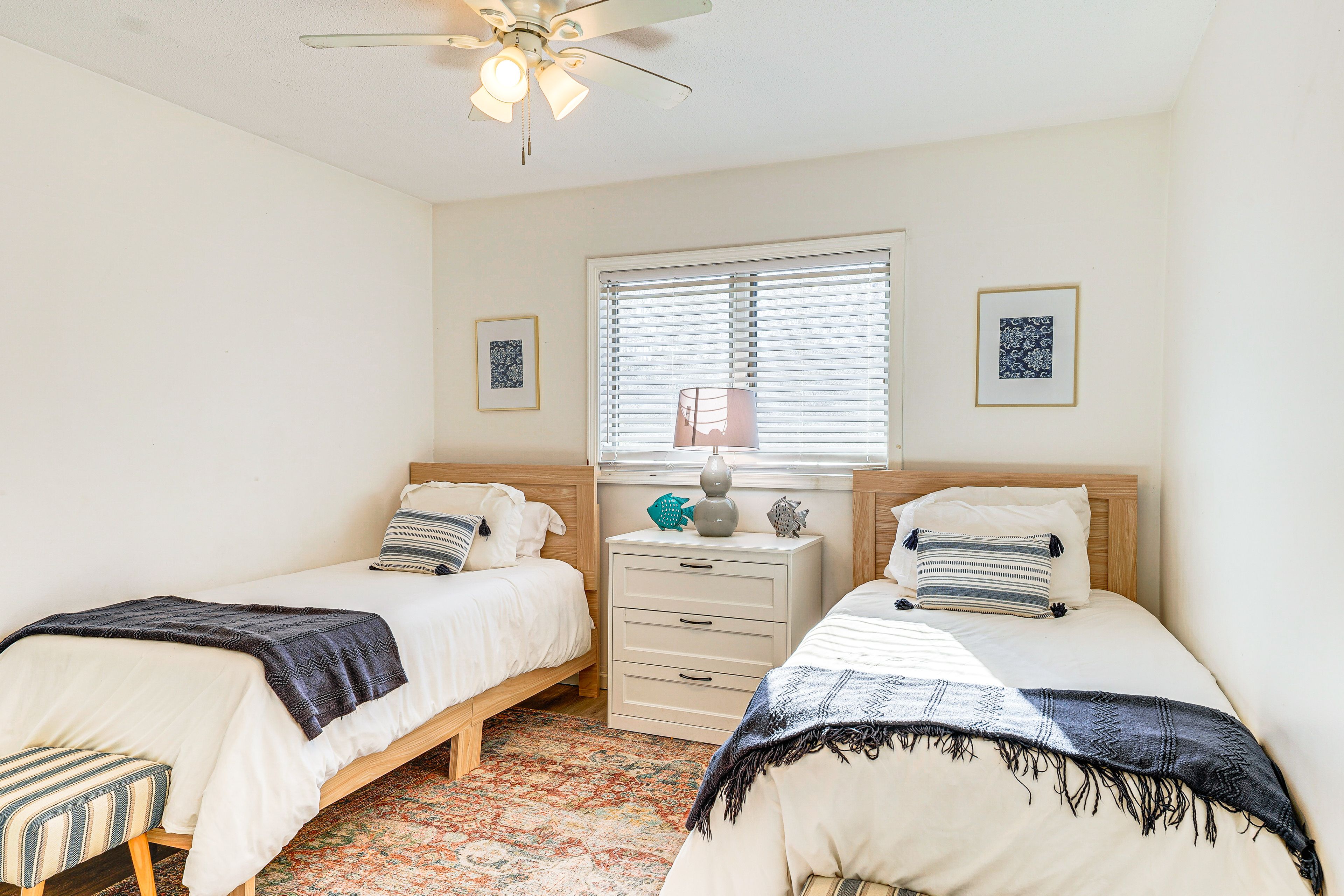 Bedroom 2 | 2 Twin Beds | 1st Floor