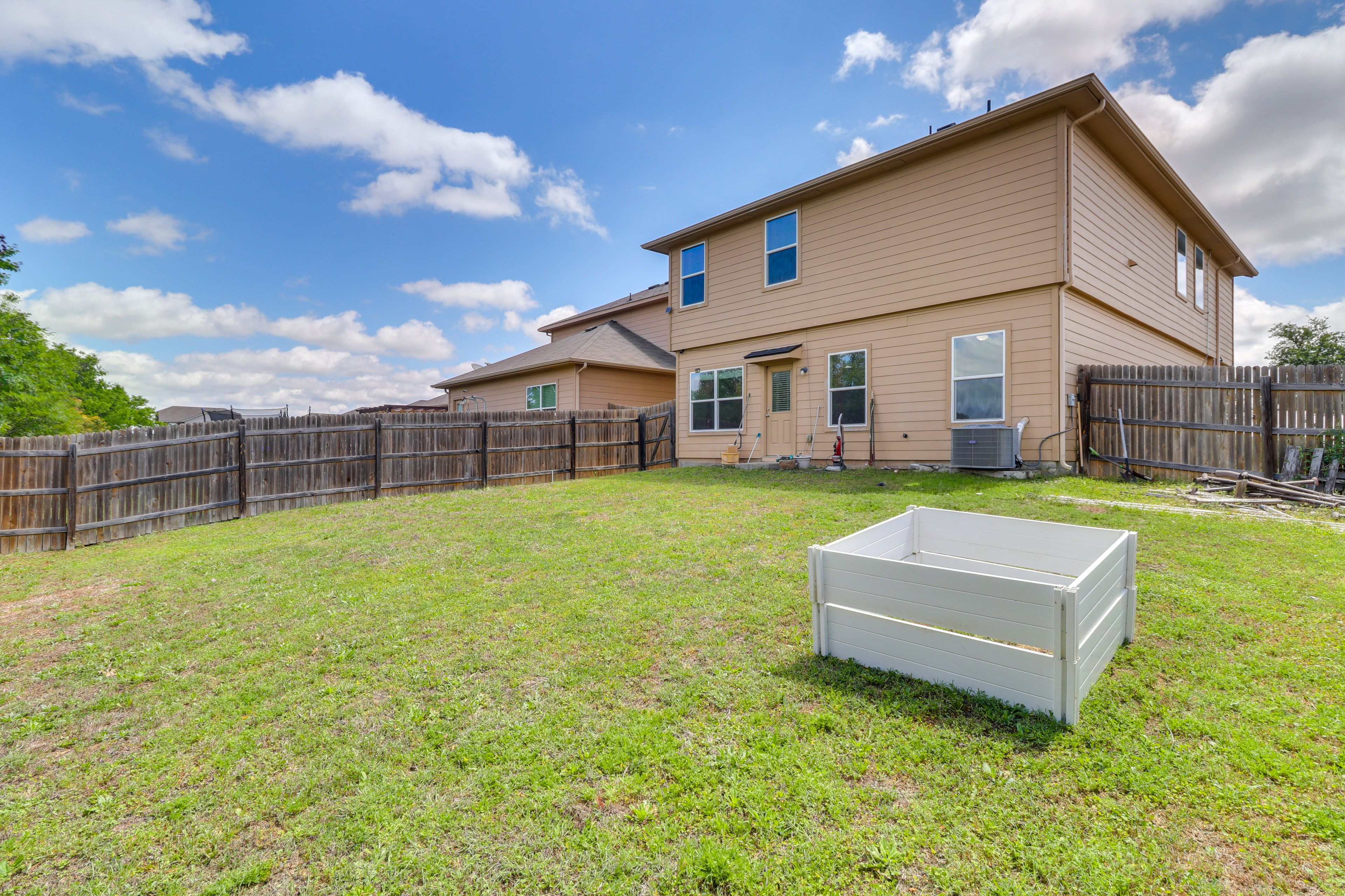 Fenced Backyard