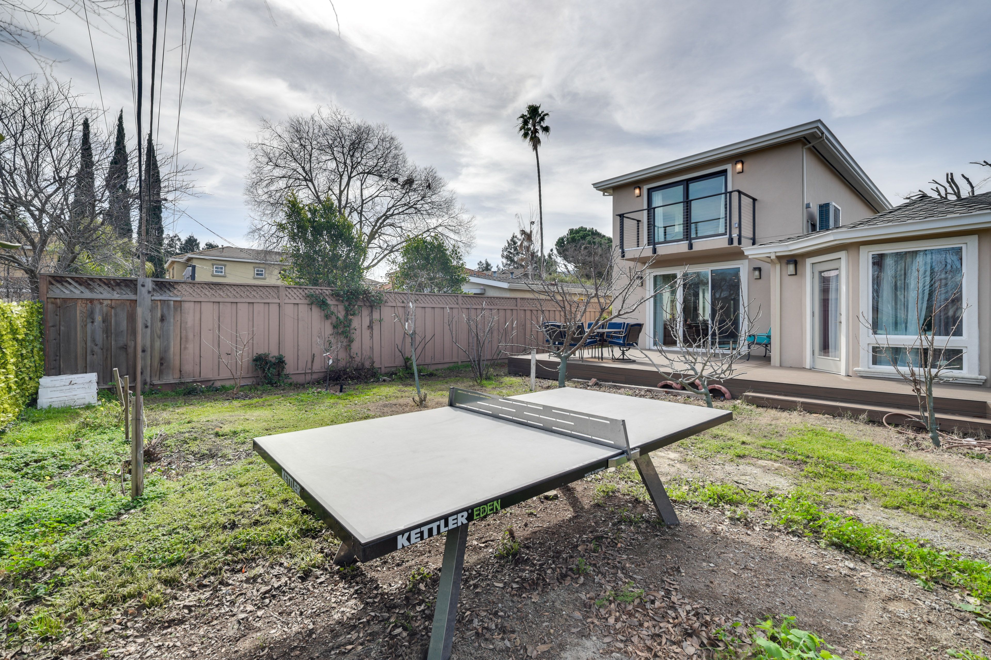 Shared Backyard w/ Fence | Ping-Pong Table