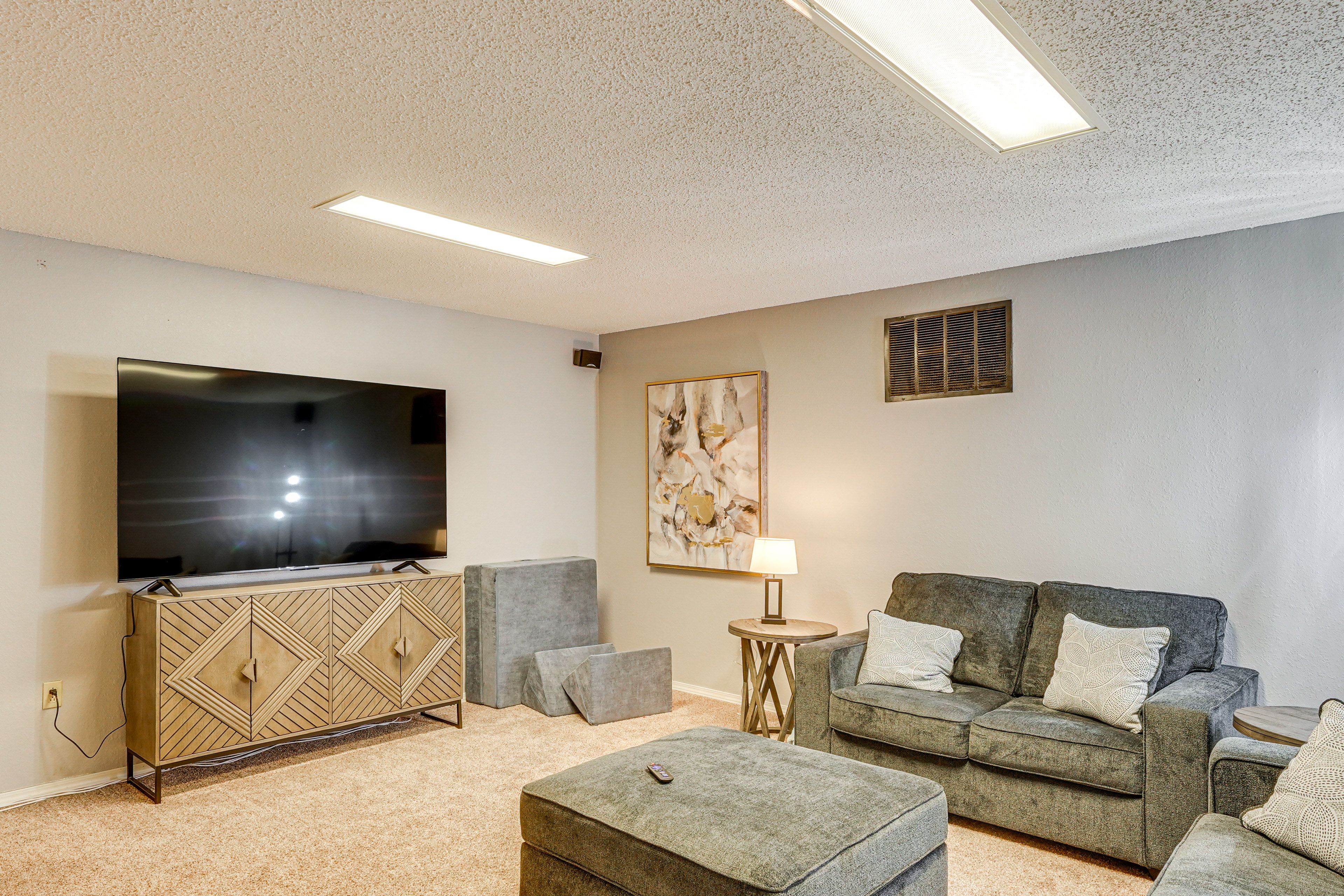 Family Room | Basement Level | Queen Sleeper Sofa