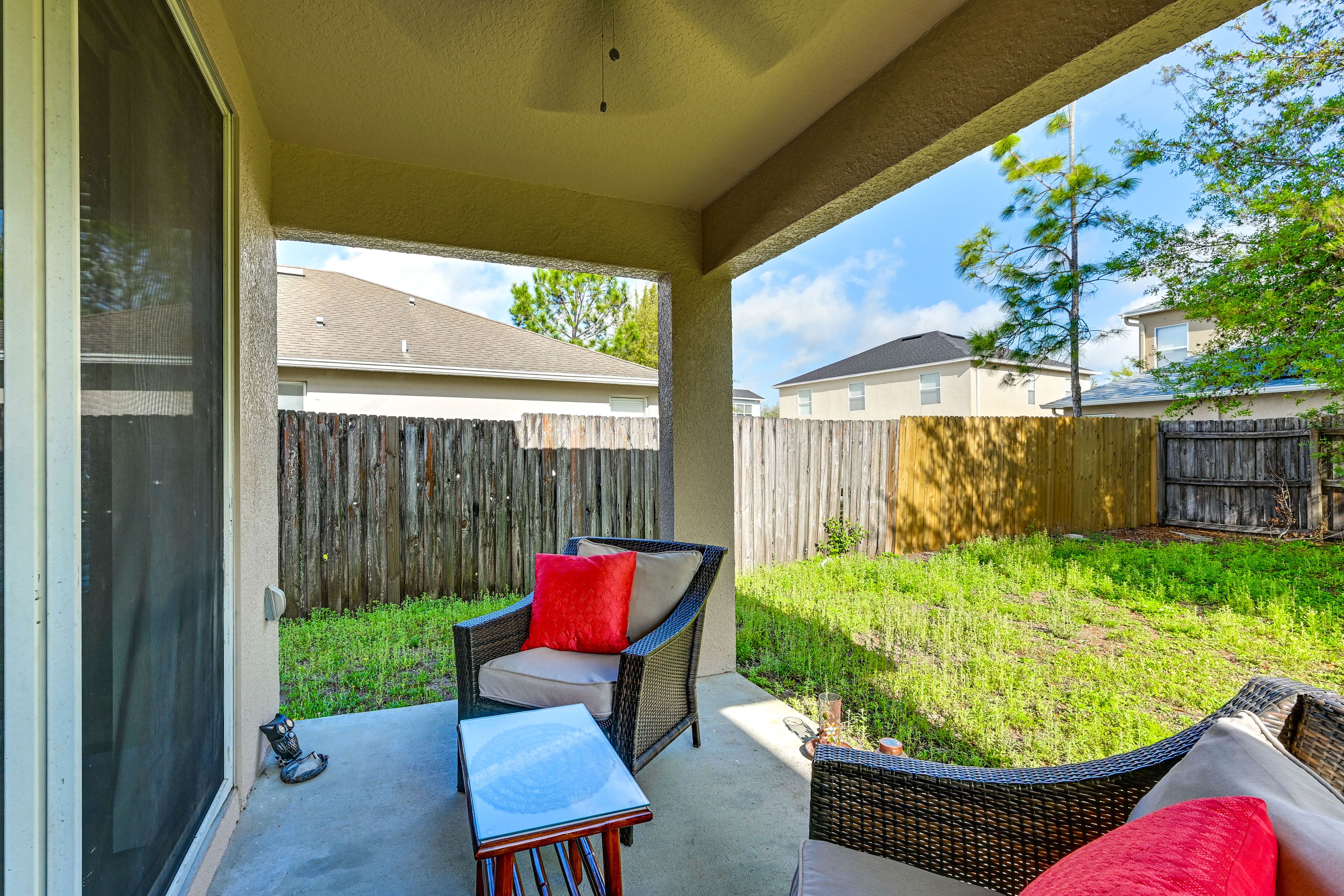 Private Backyard Area | Patio w/ Seating