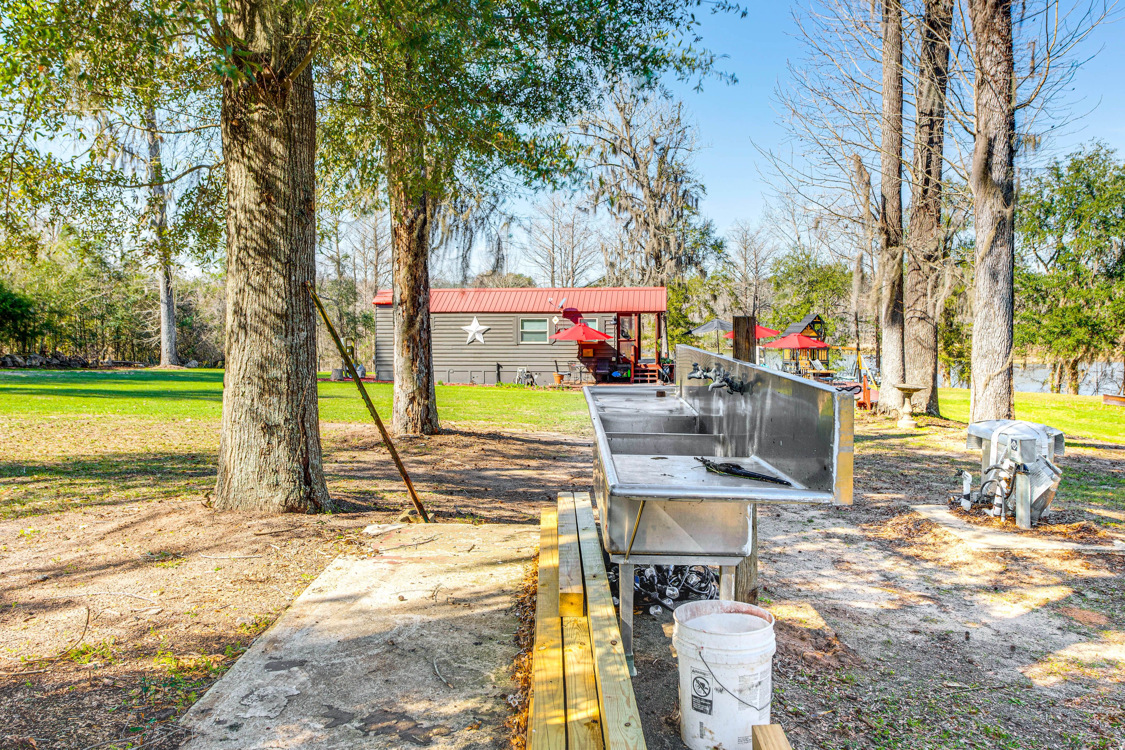 Cabin Exterior | Fish Cleaning Station