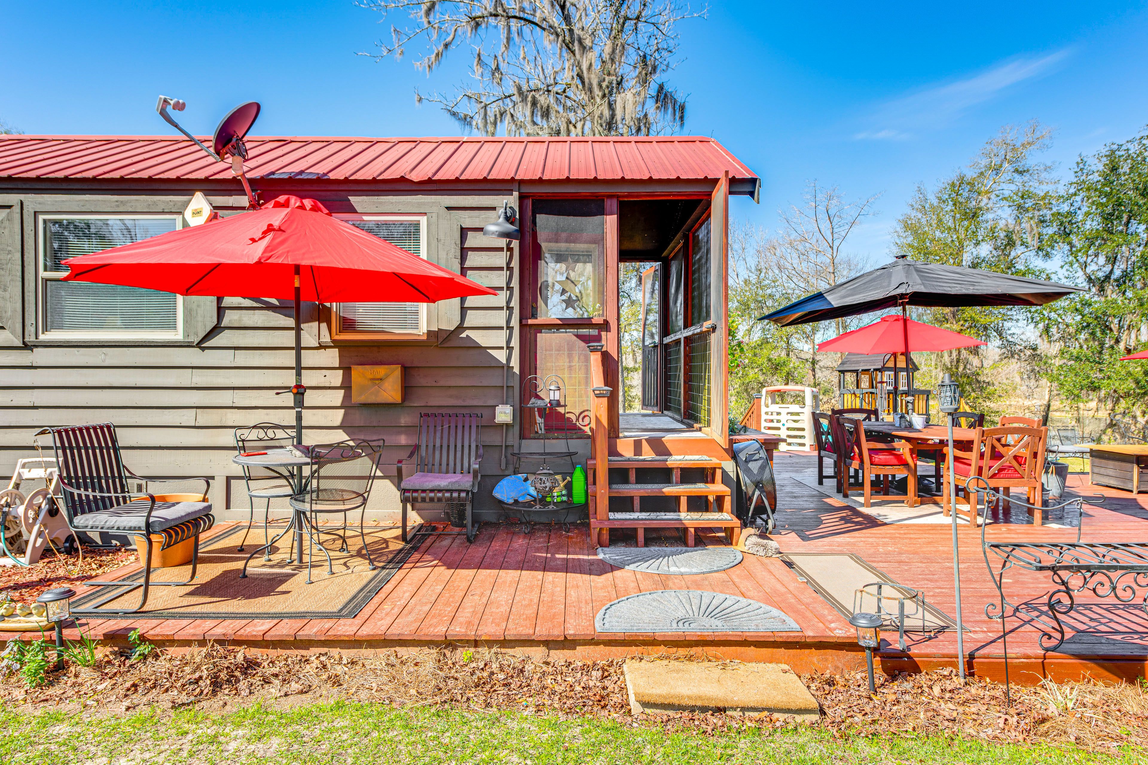Brinson Vacation Rental | 1BR | 1BA | 3 Steps to Enter | 600 Sq Ft