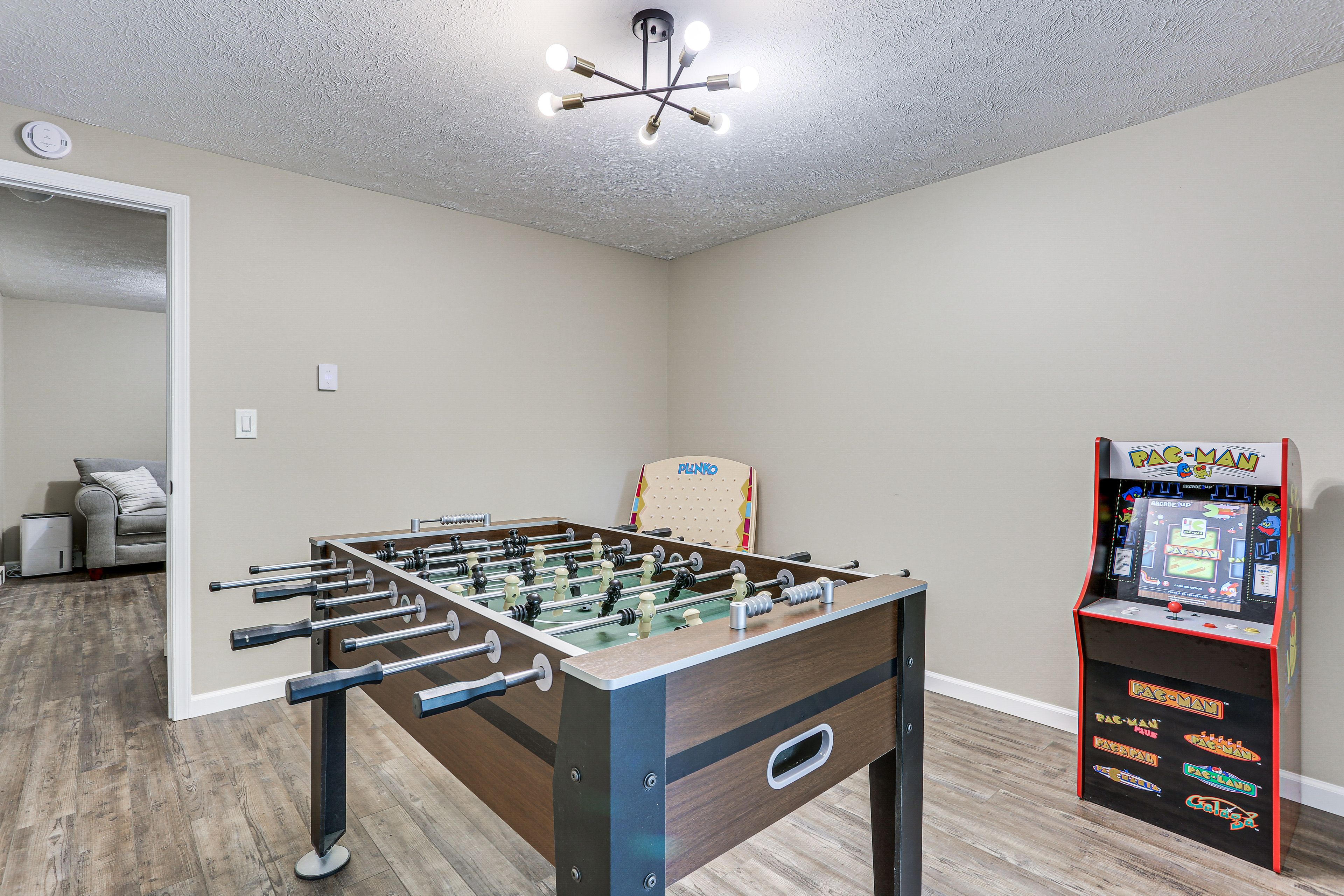 Game Room | Foosball Table | Pac-Man | Plinko | Smart TVs