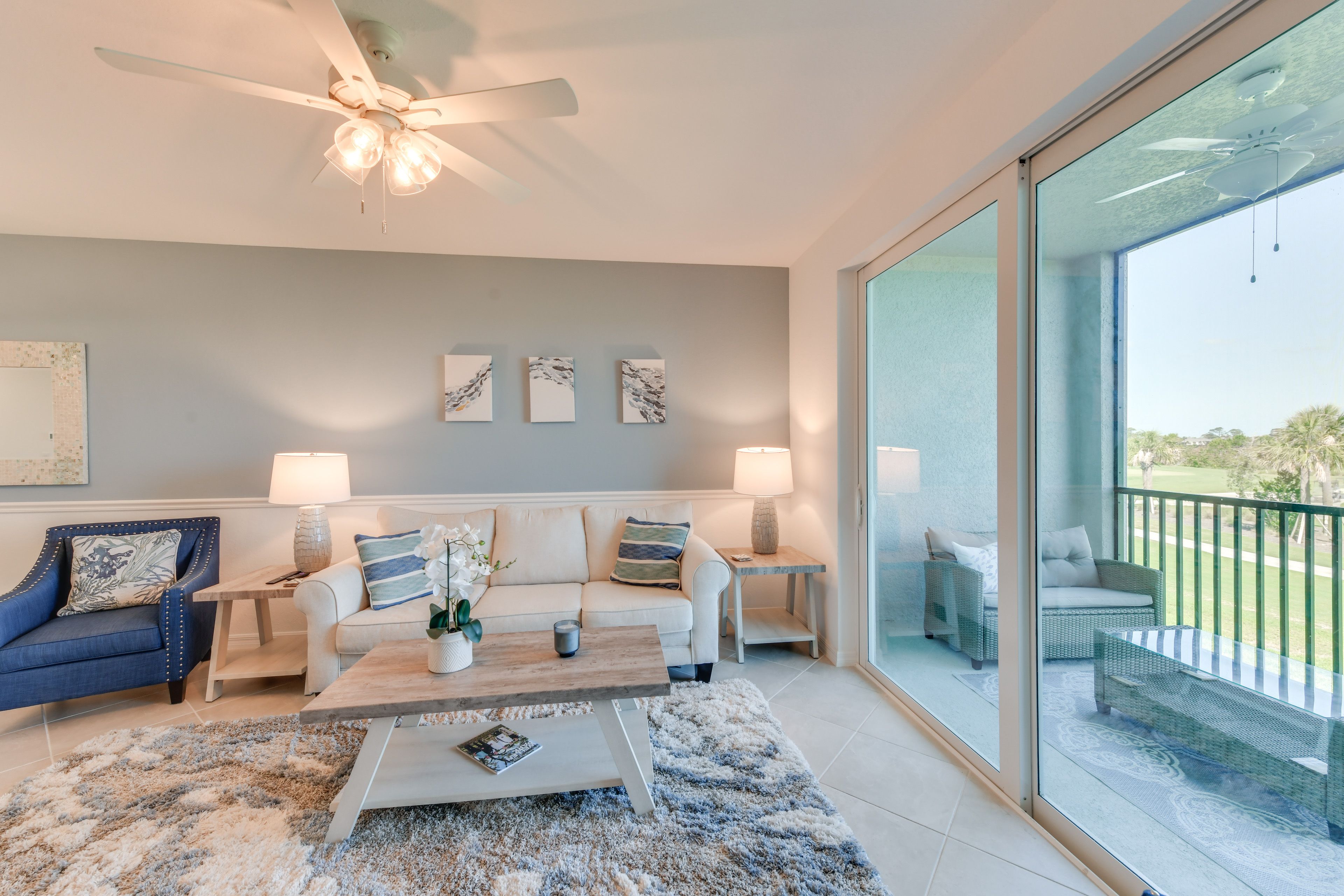 Living Room | Queen Sleeper Sofa | Smart TV