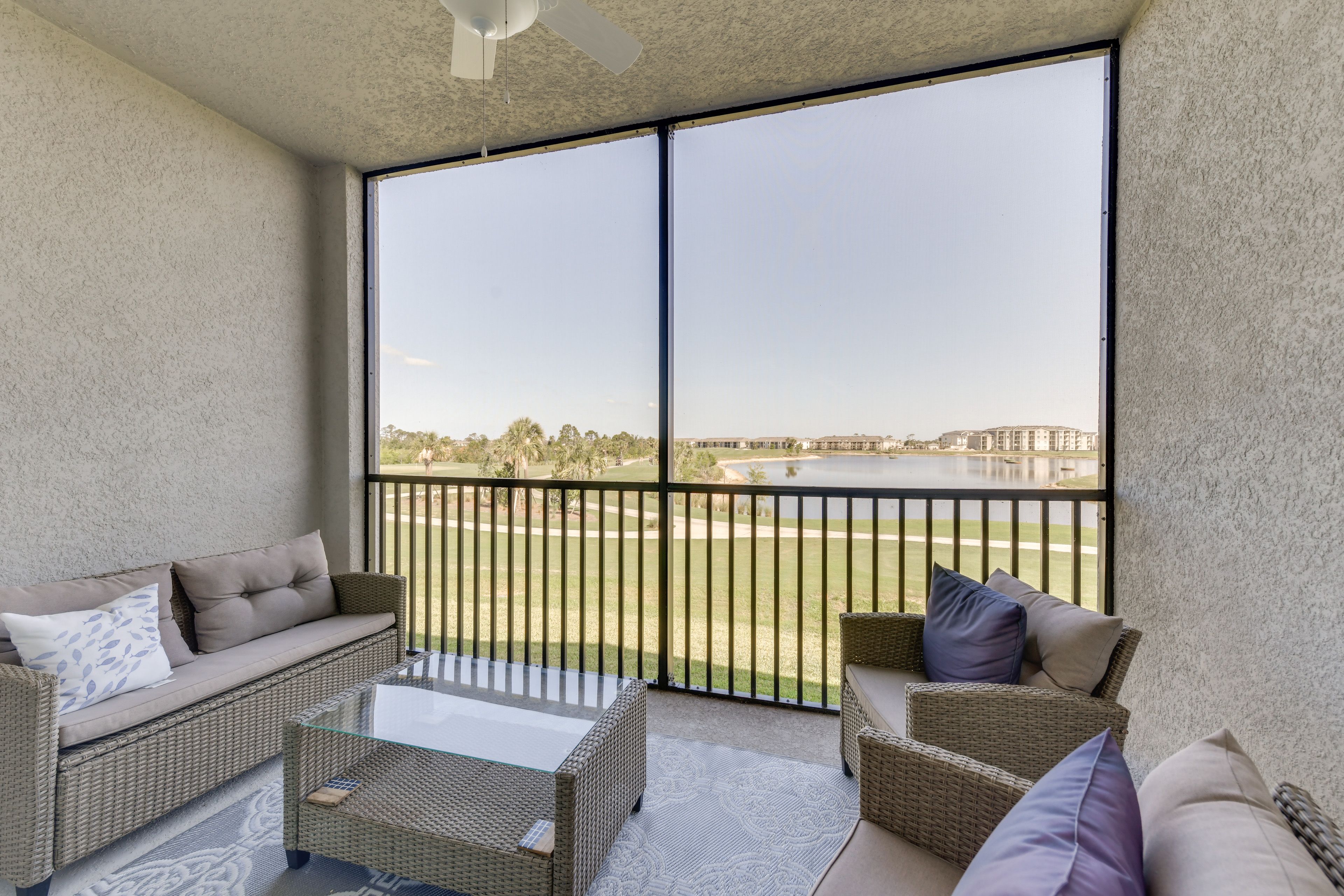 Private Patio | Golf Course & Lake Views | Single-Story Condo | 2nd-Floor Unit