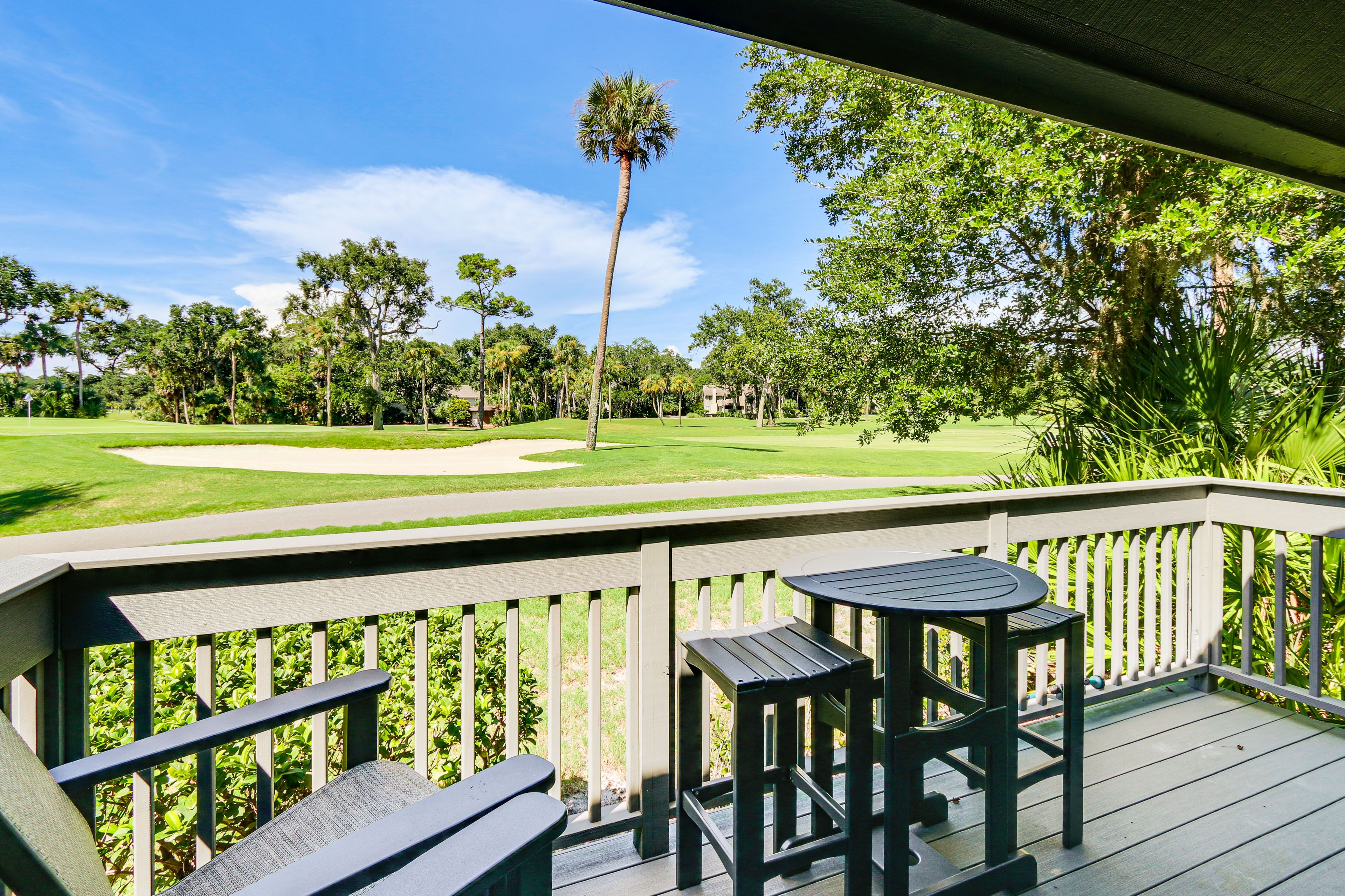 Private Deck | Golf Course Views