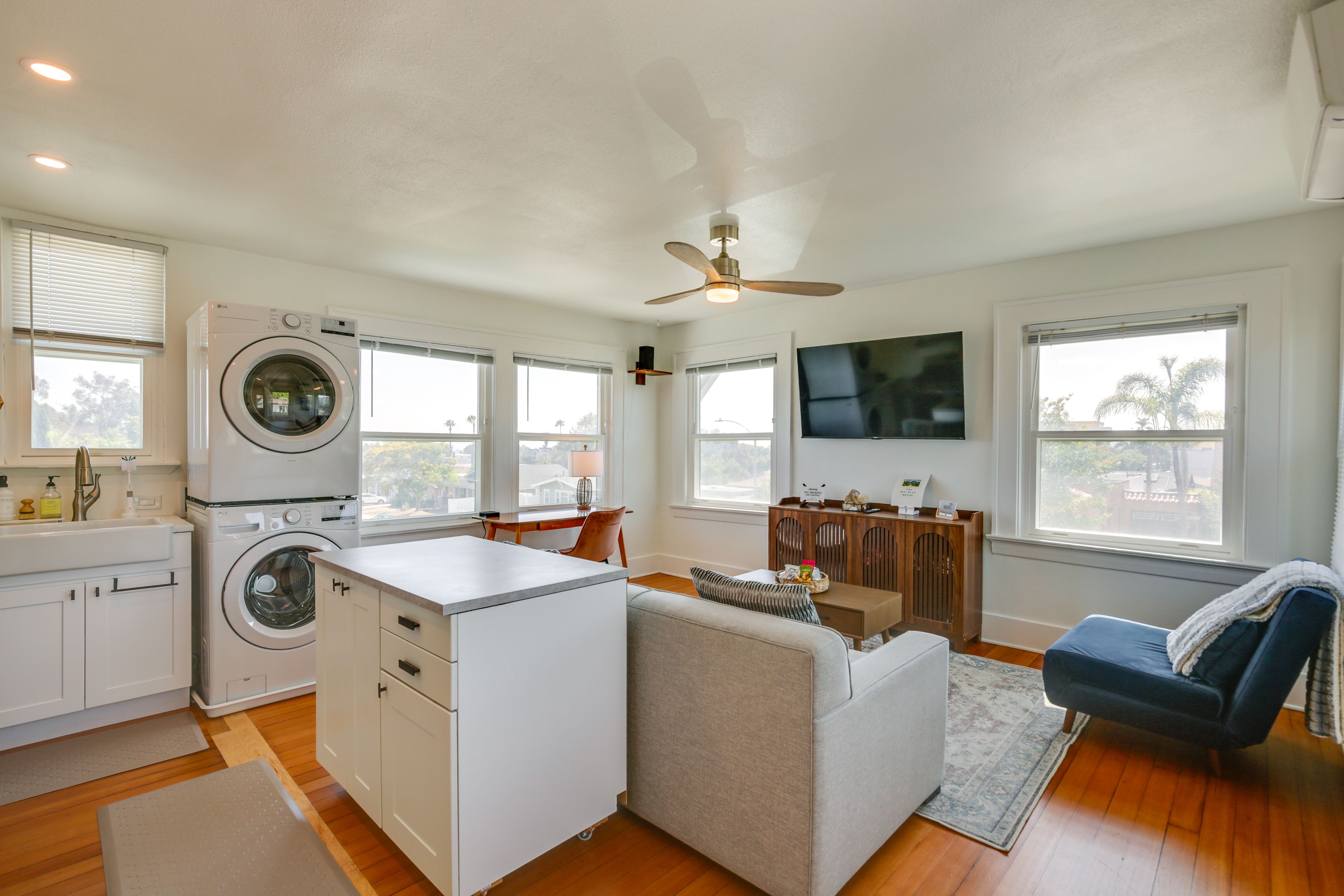 Living Room | Queen Sleeper Sofa | Twin Sleeper Chair | Free WiFi