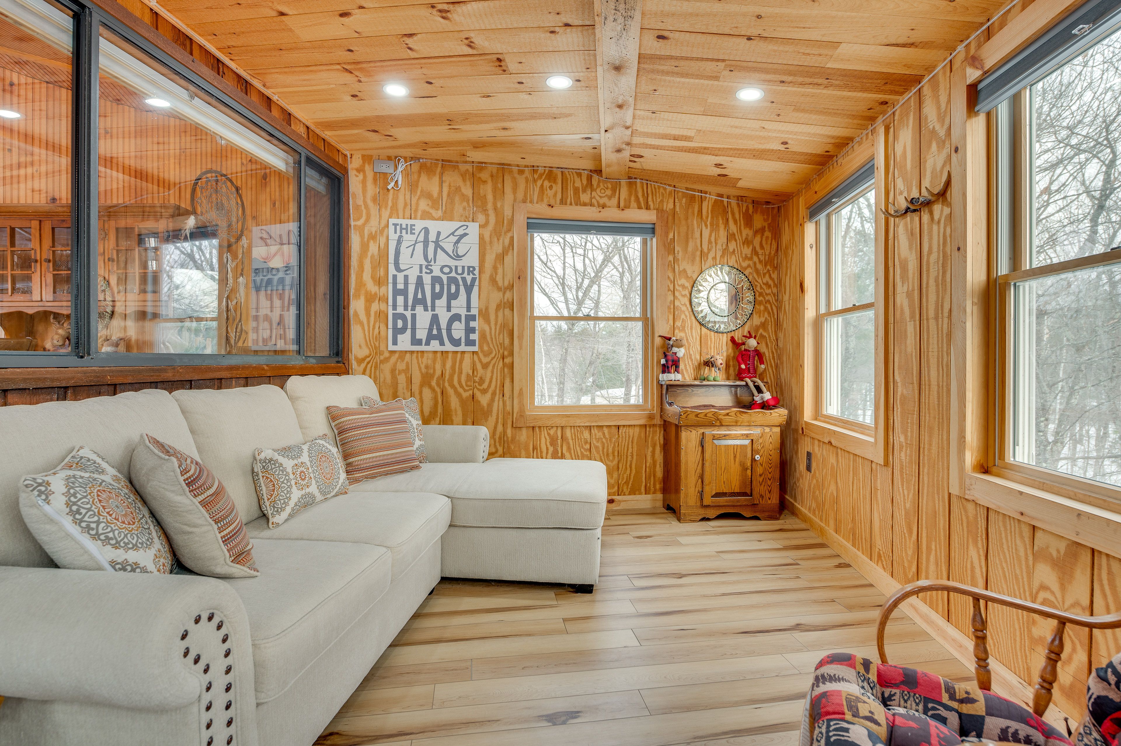 Bedroom 2 (Enclosed Sunroom) | Full Sleeper Sofa | Portable Crib | 2nd Floor