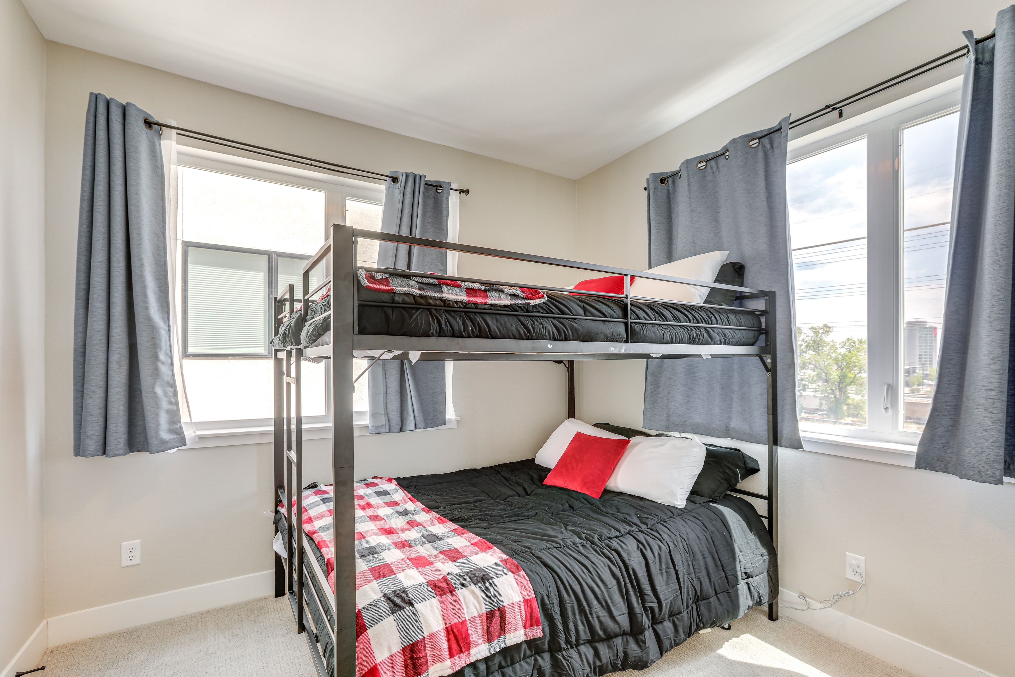 Bedroom 2 | 3rd Floor | Queen Bunk Bed w/ Twin Trundle