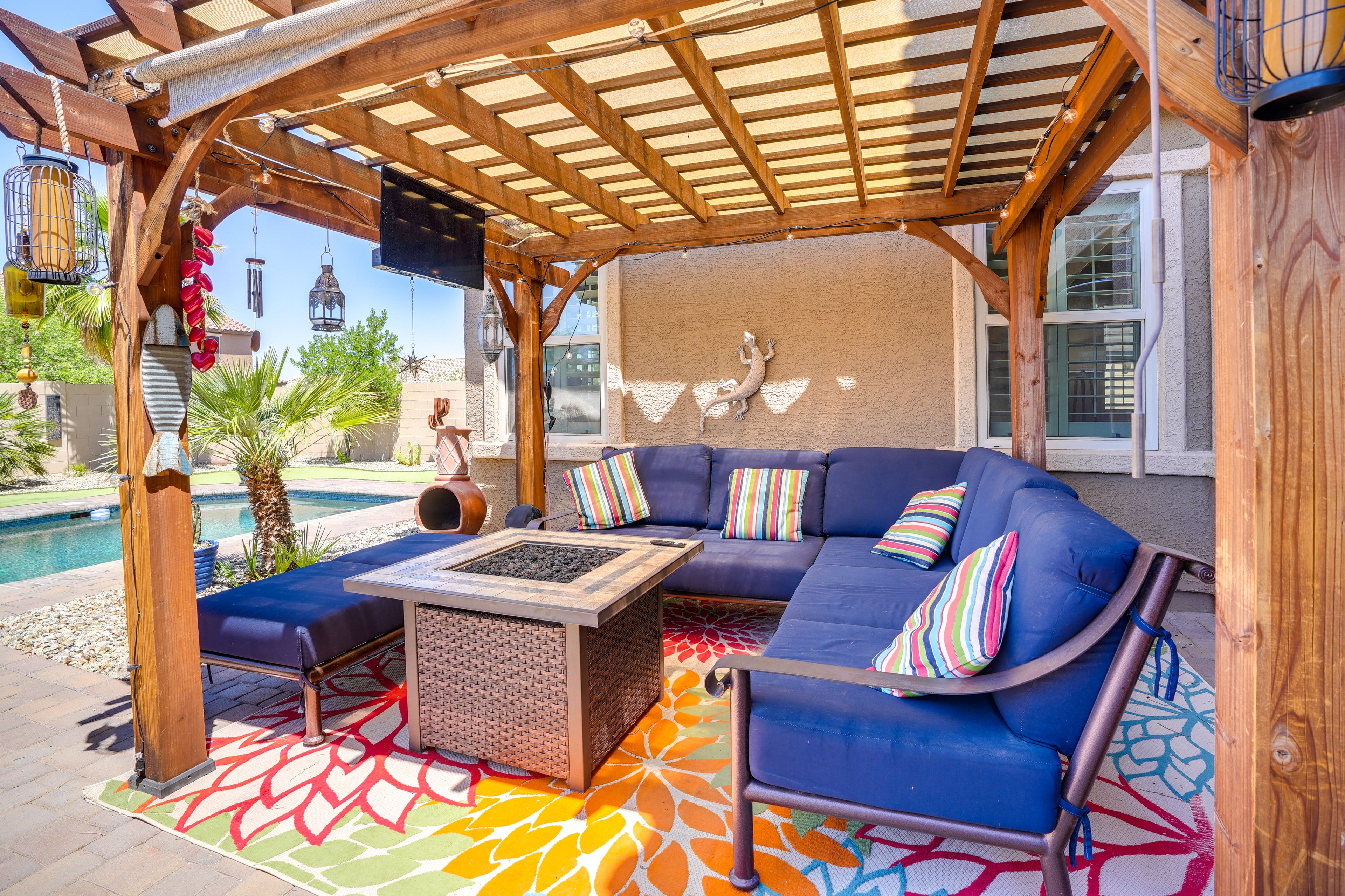 Patio | Flat-Screen TV | Fire Pit | Grill | Pool
