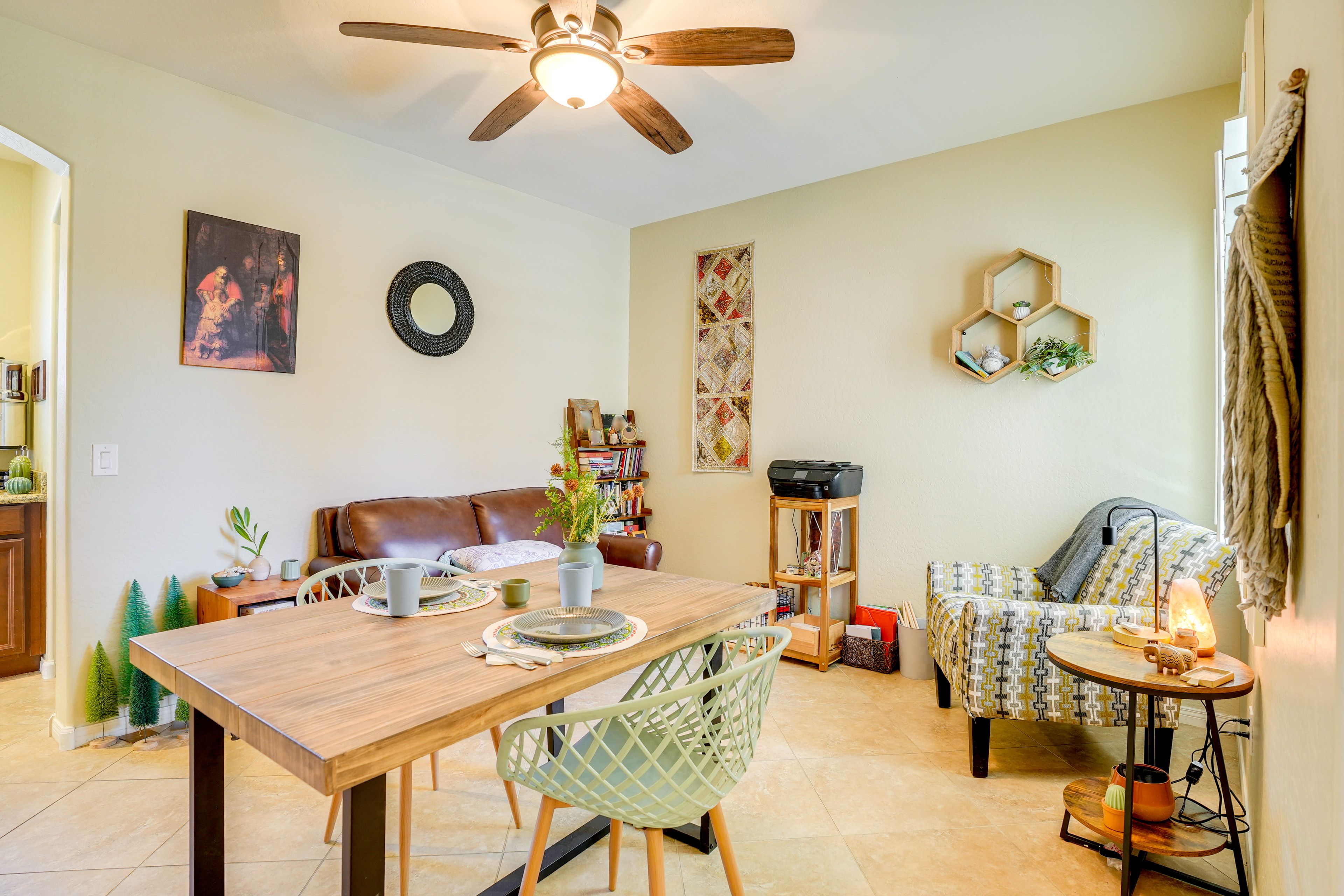 Reading Nook | Books | Printer | Dining Table | 1st Floor