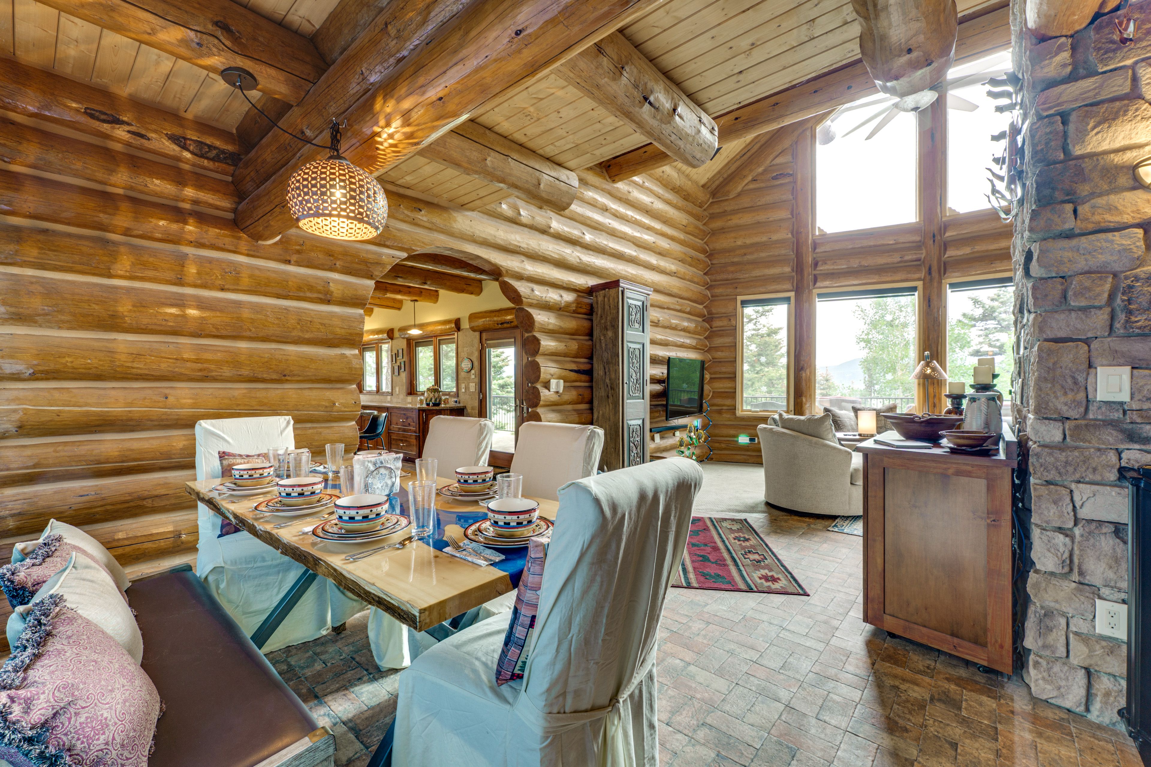 Dining Area | Dishware & Flatware | Main Level