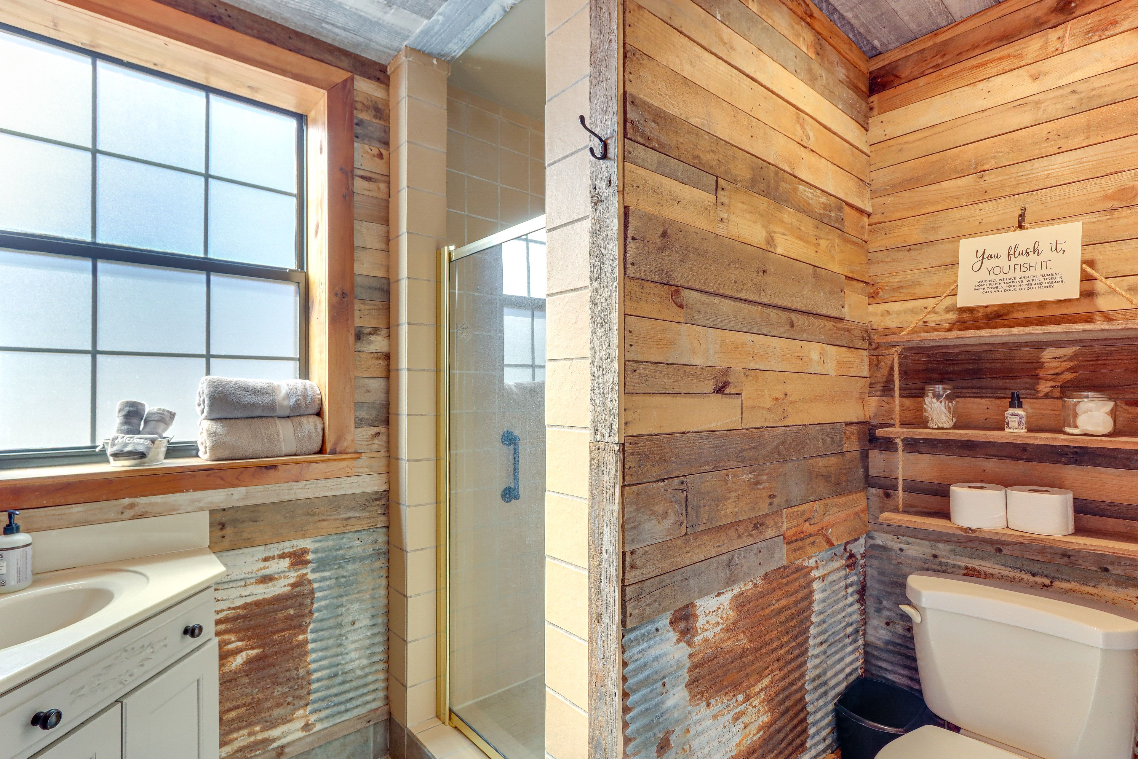 Bathroom | Towels Provided | 1st Floor