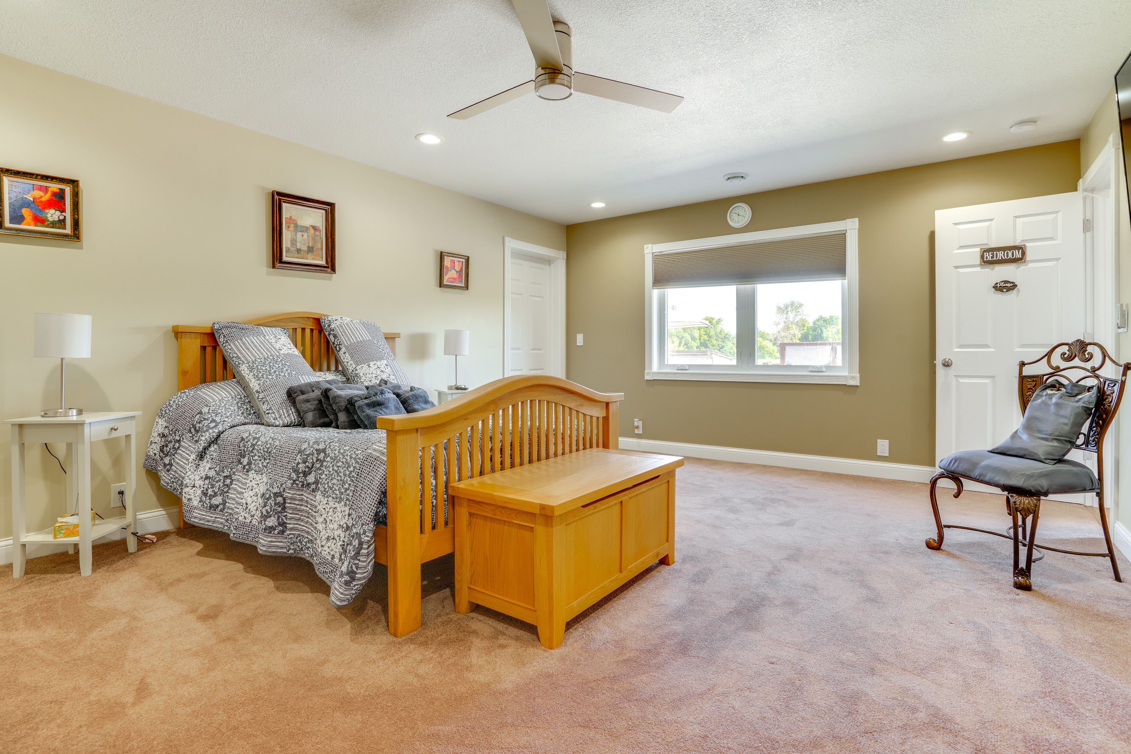 Bedroom 1 | Full Bed | Linens Provided | Smart TV