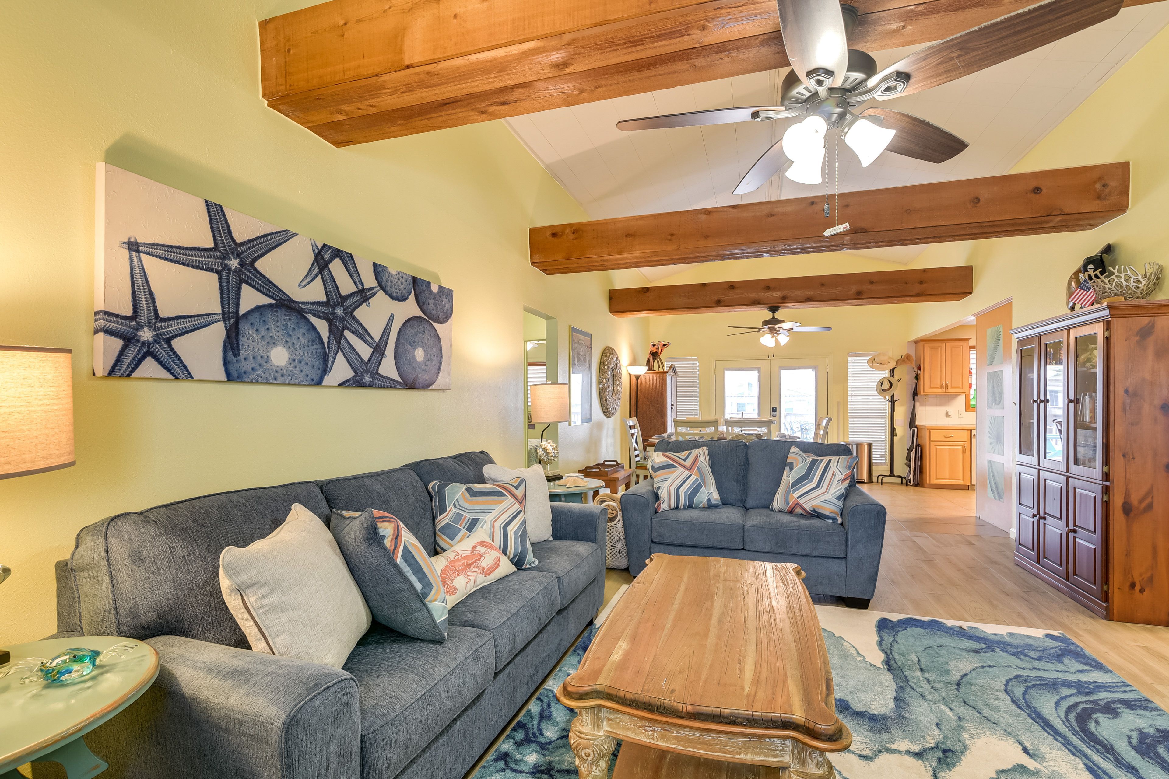 Property Interior | Single-Story Home | Free WiFi | Central A/C & Heating