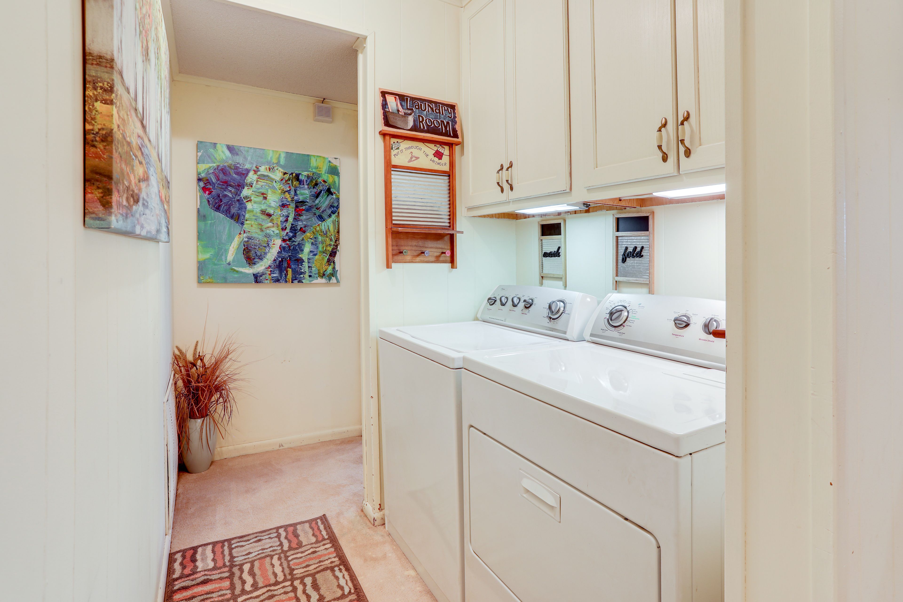 Laundry Area | Lower Level | Washer & Dryer