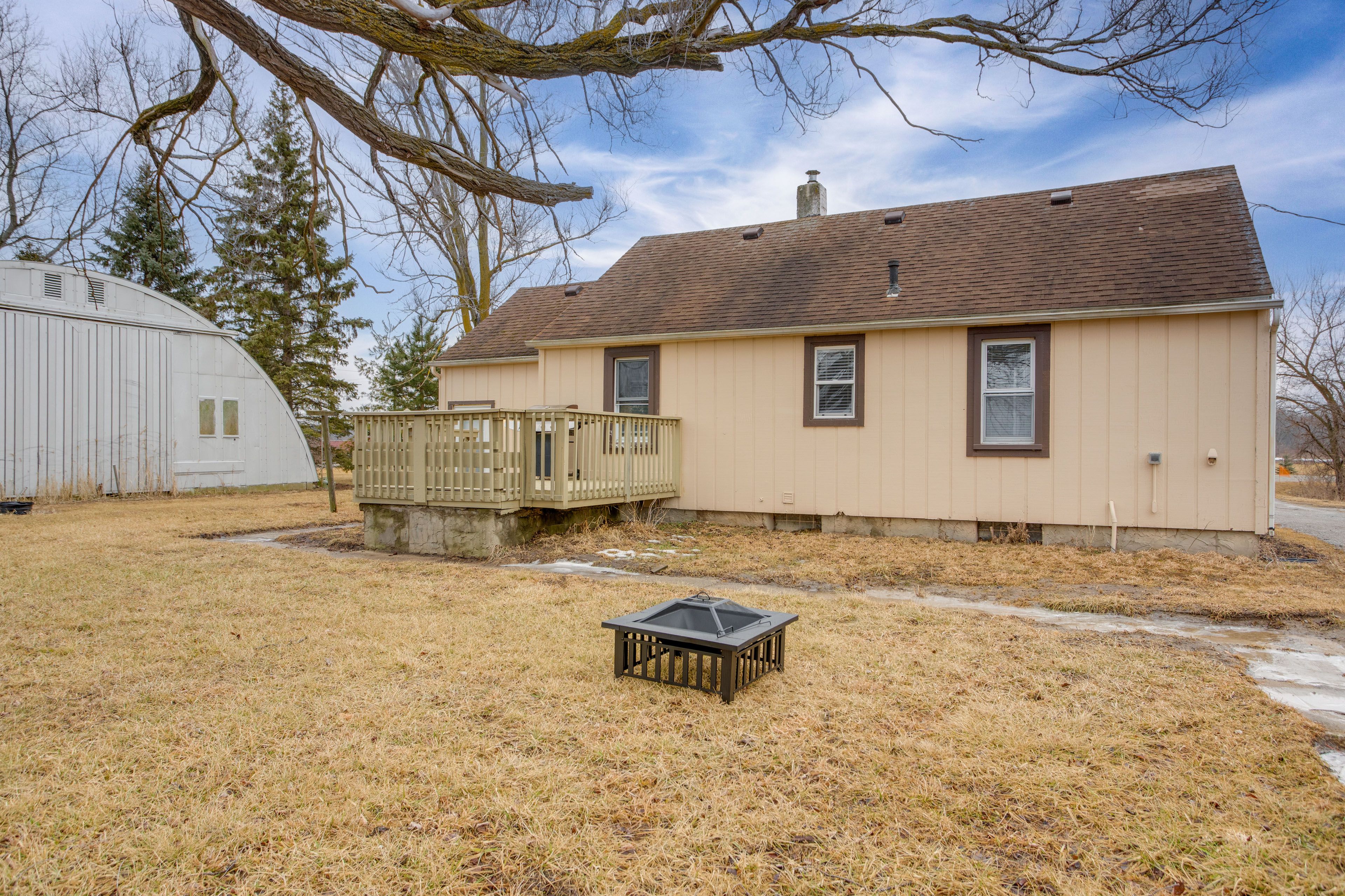 Back Exterior | Deck | Gas Grill | Fire Pit