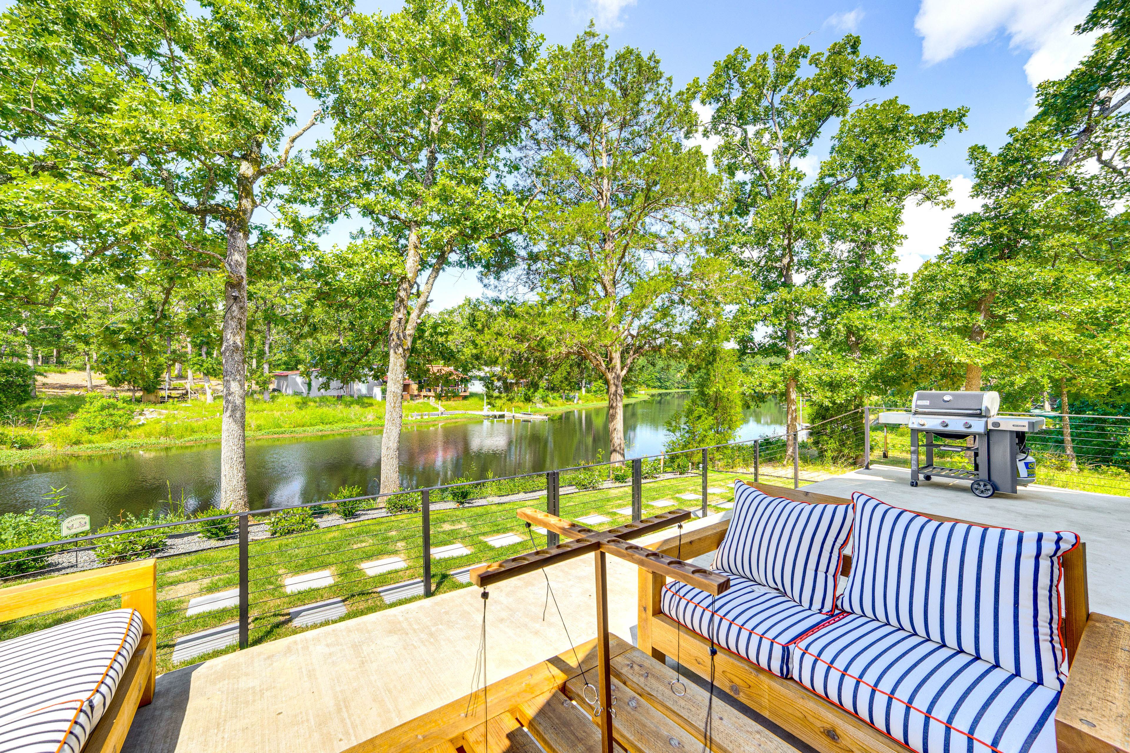 Deck | Gas Grill | Waterfront Home