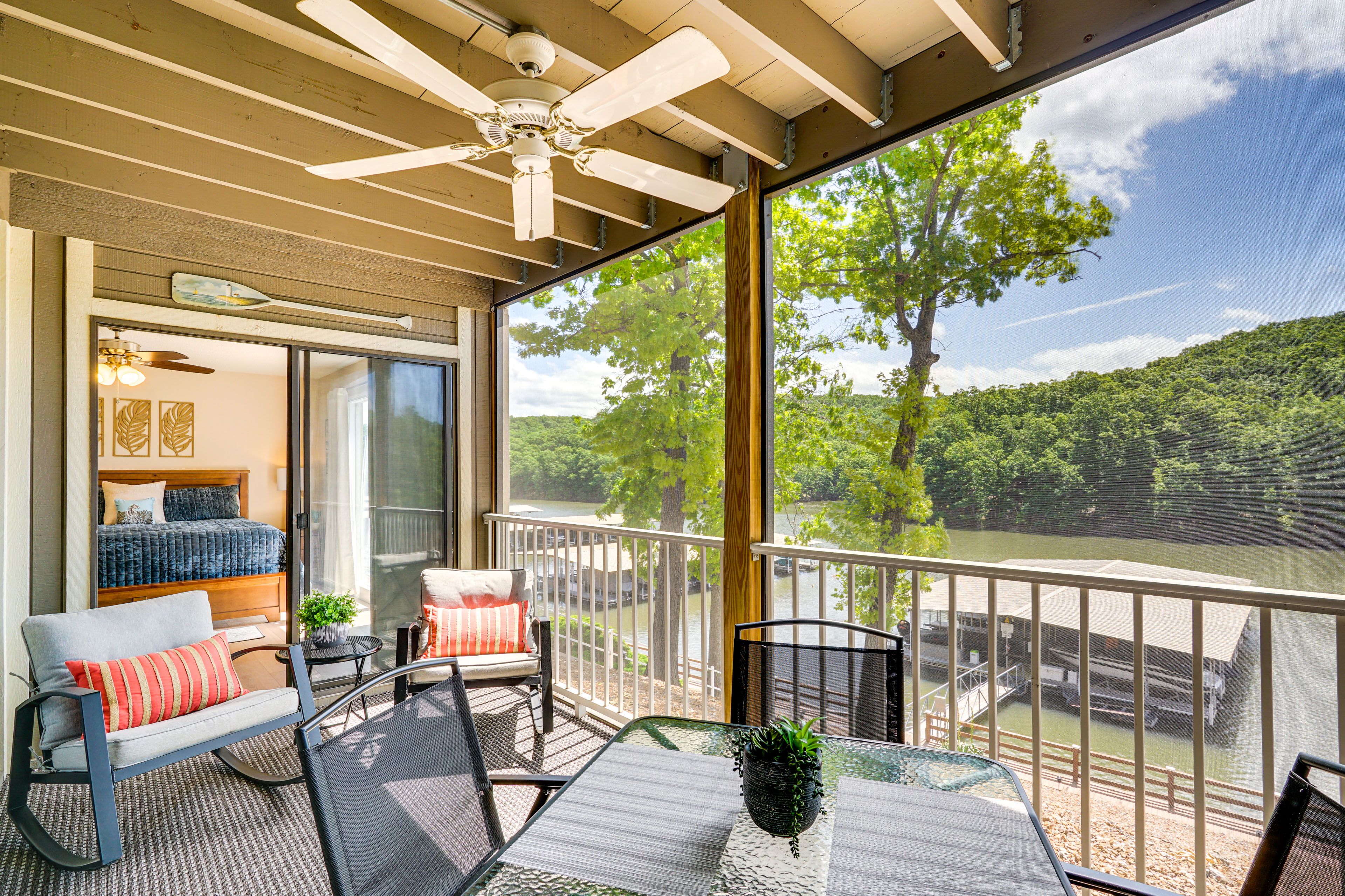 Balcony | Outdoor Dining Area | Lake Views