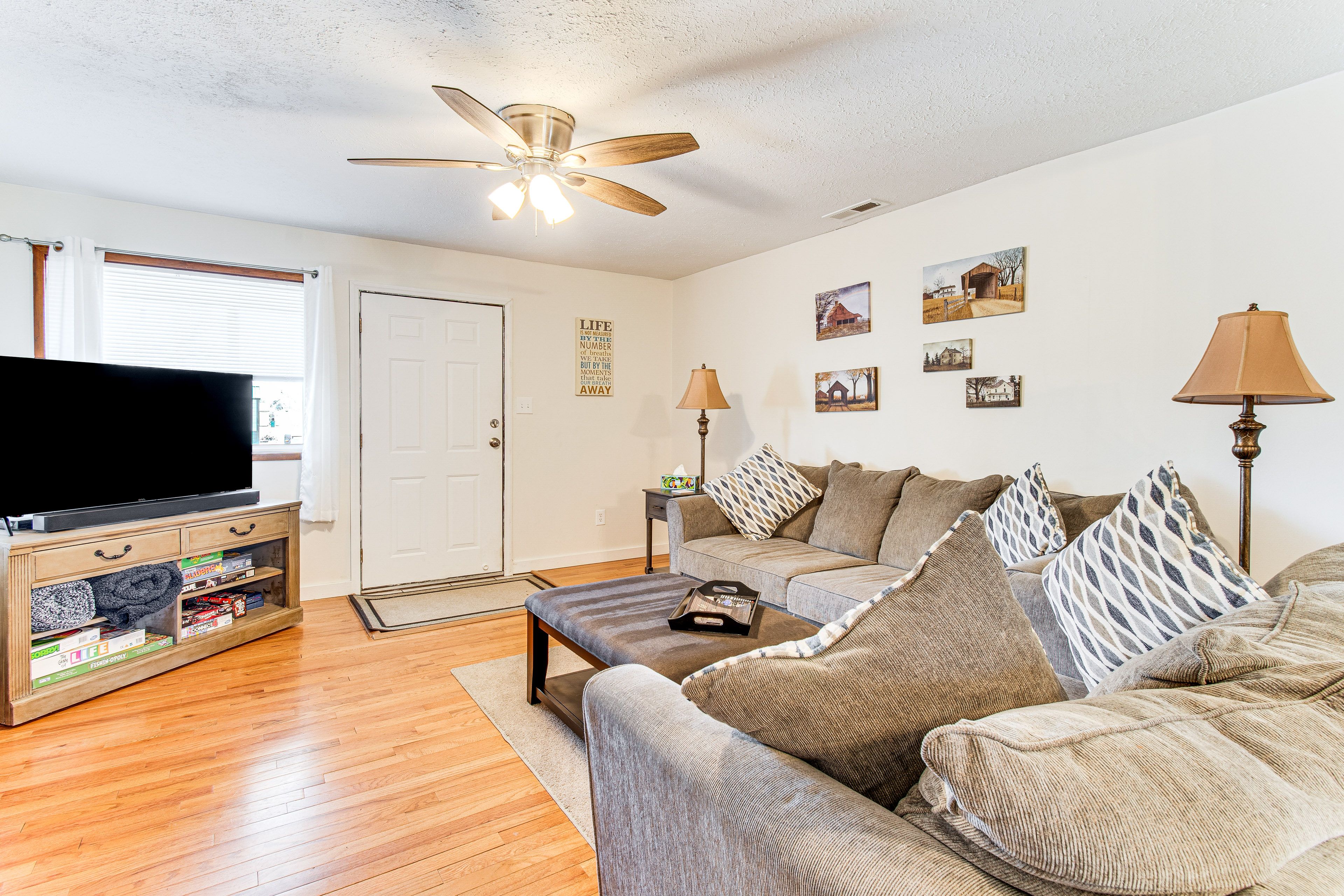 Living Room | Smart TV | Central A/C & Heating