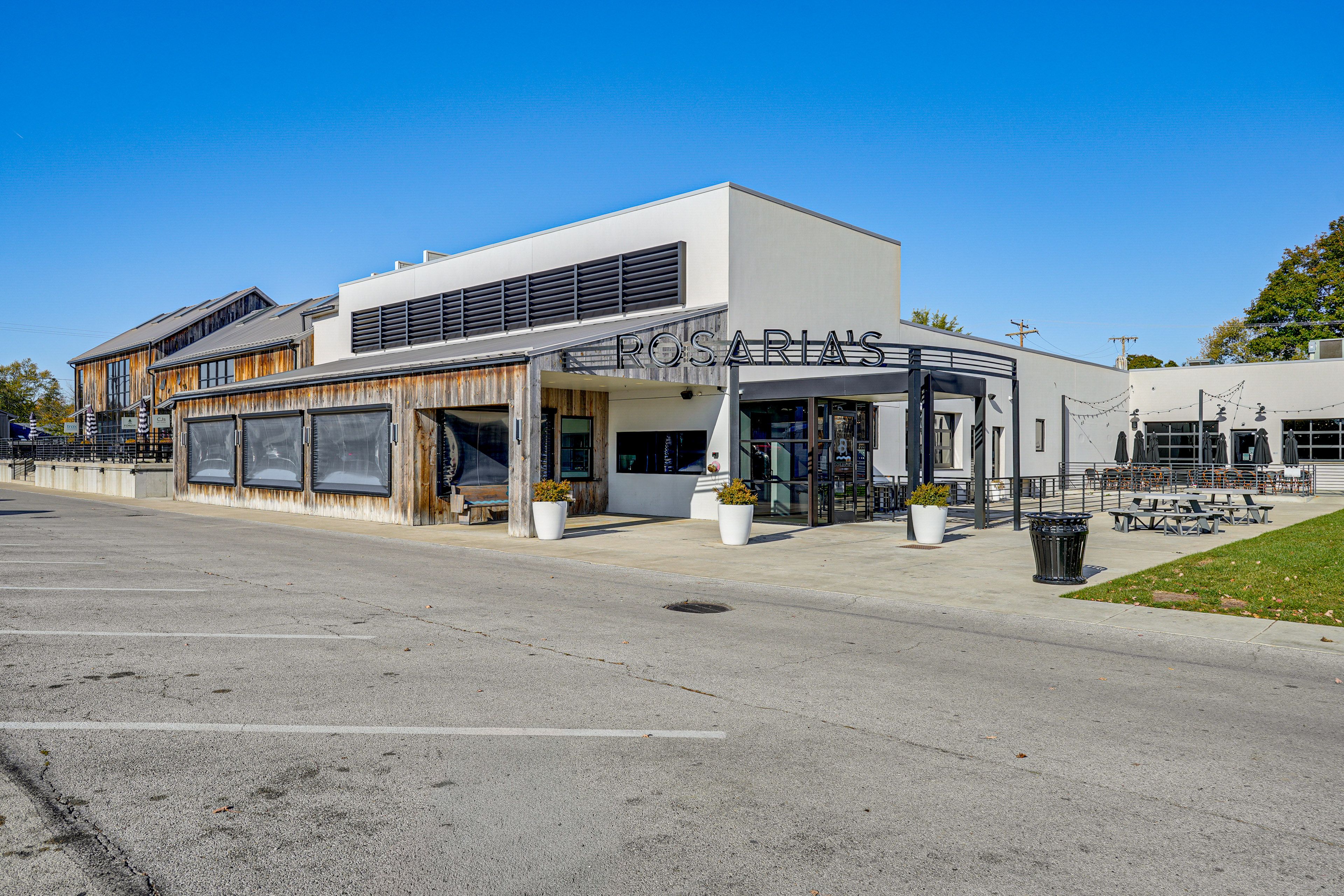 Next to Rosaria's Restaurant