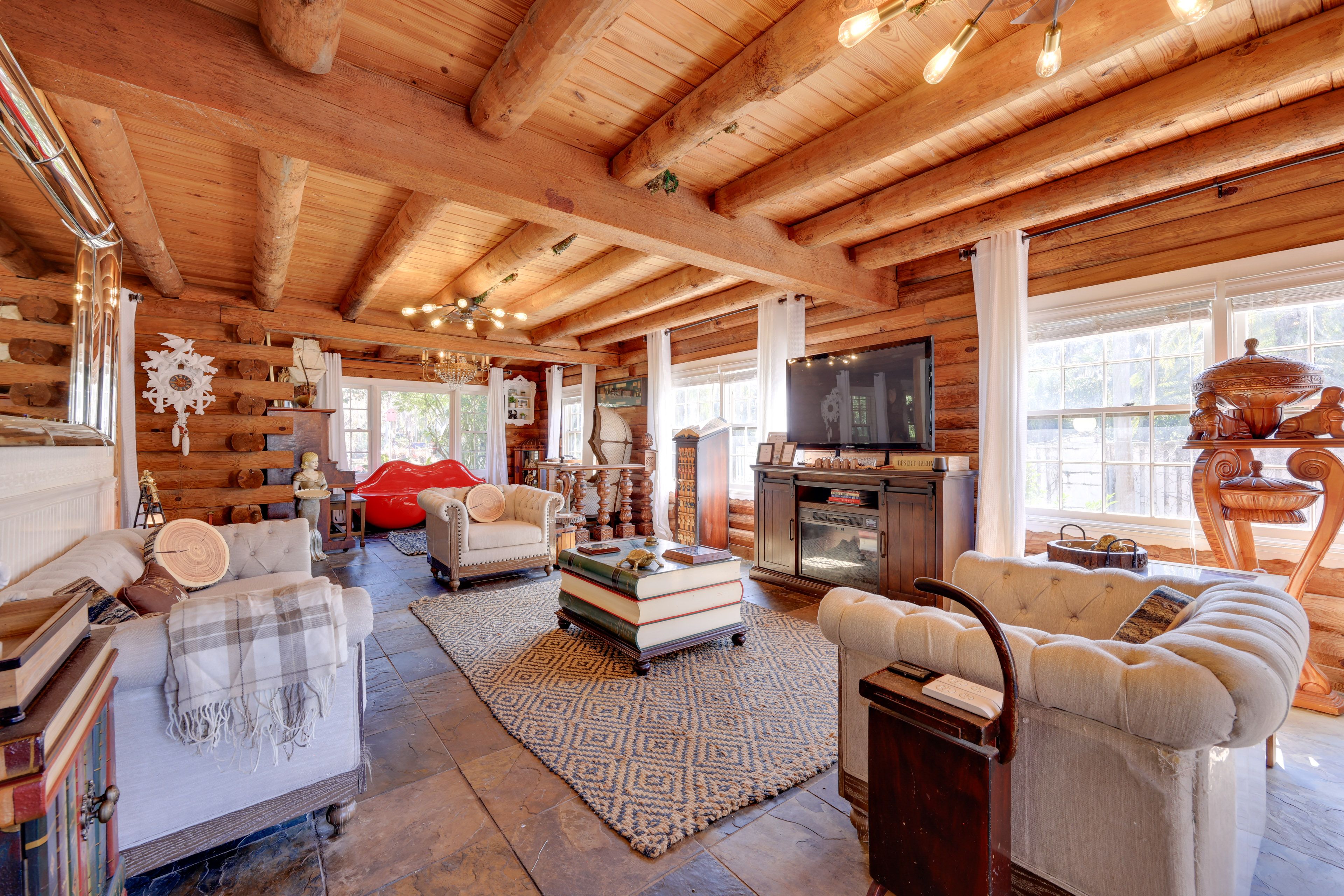 Living Room | 1st Floor | Free WiFi | Central A/C & Heating