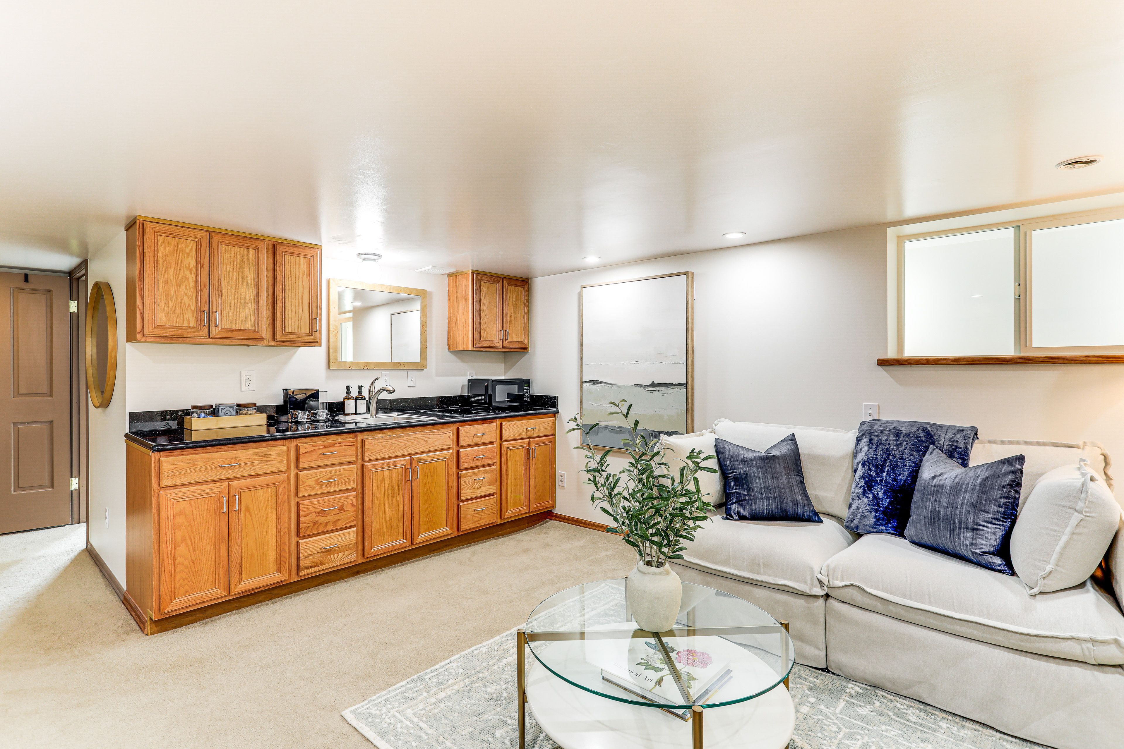 Living Area | Kitchenette | Single-Story Unit