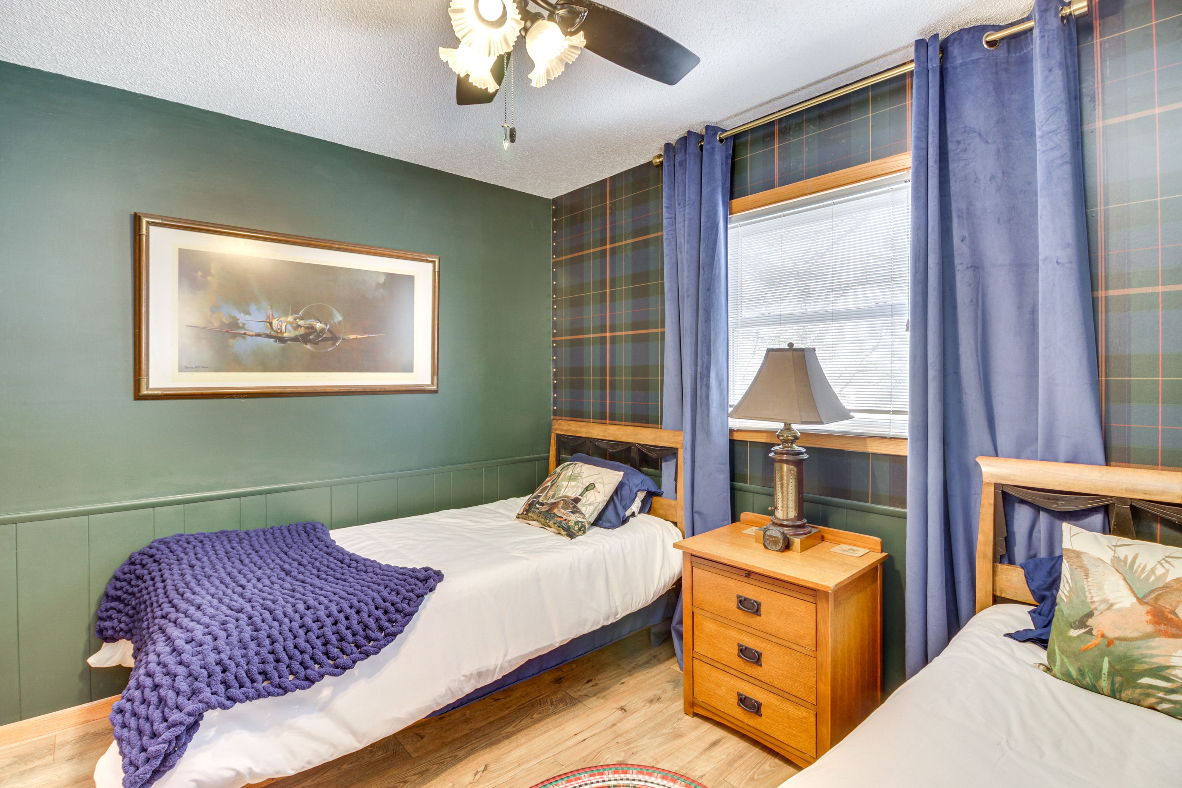 Bedroom 3 | Upper Floor | 2 Twin Beds | Linens Provided
