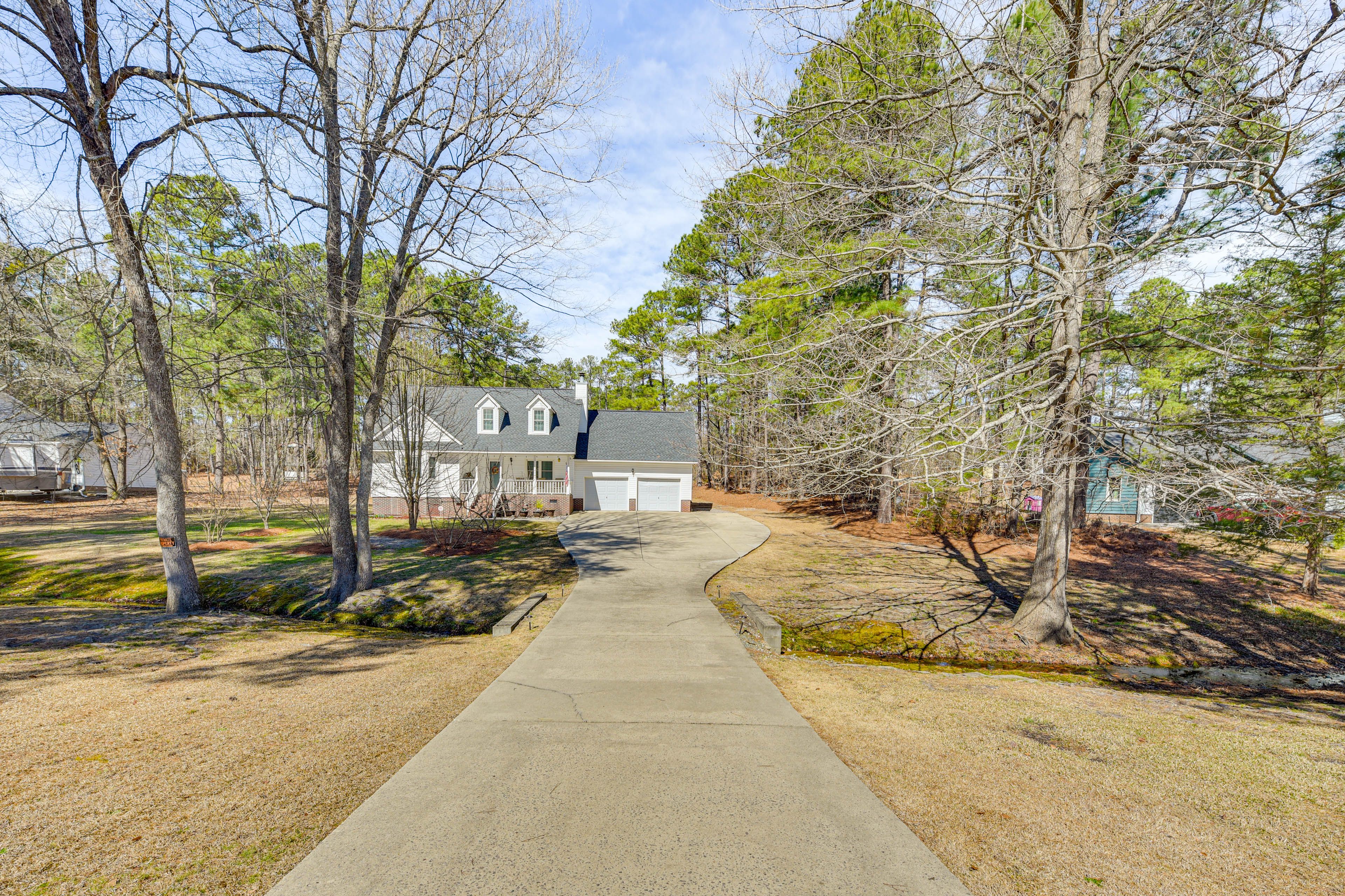 Property Exterior | Single-Story Home | On-Site Creek