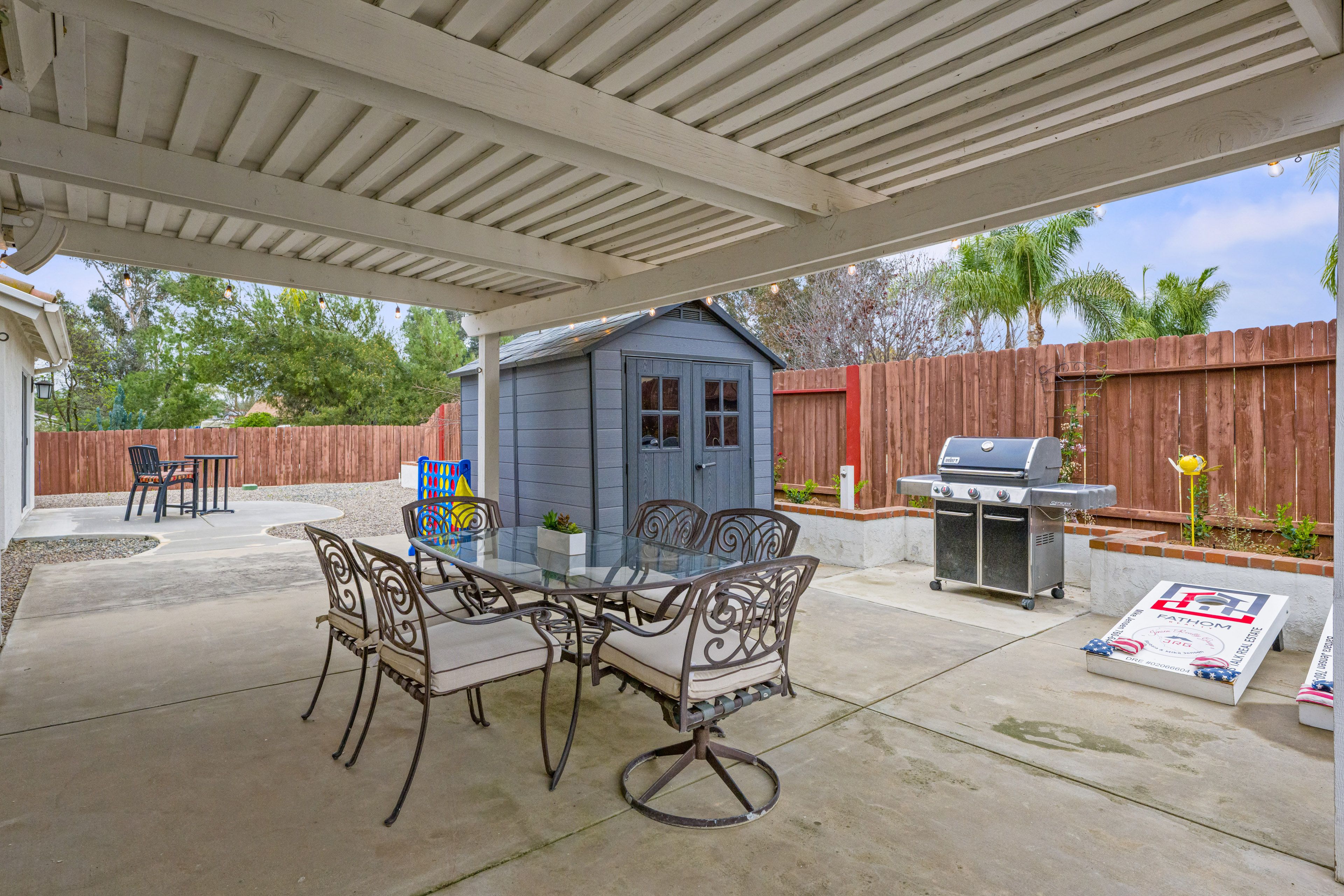 Property Exterior | Single-Story Home | Back Patio