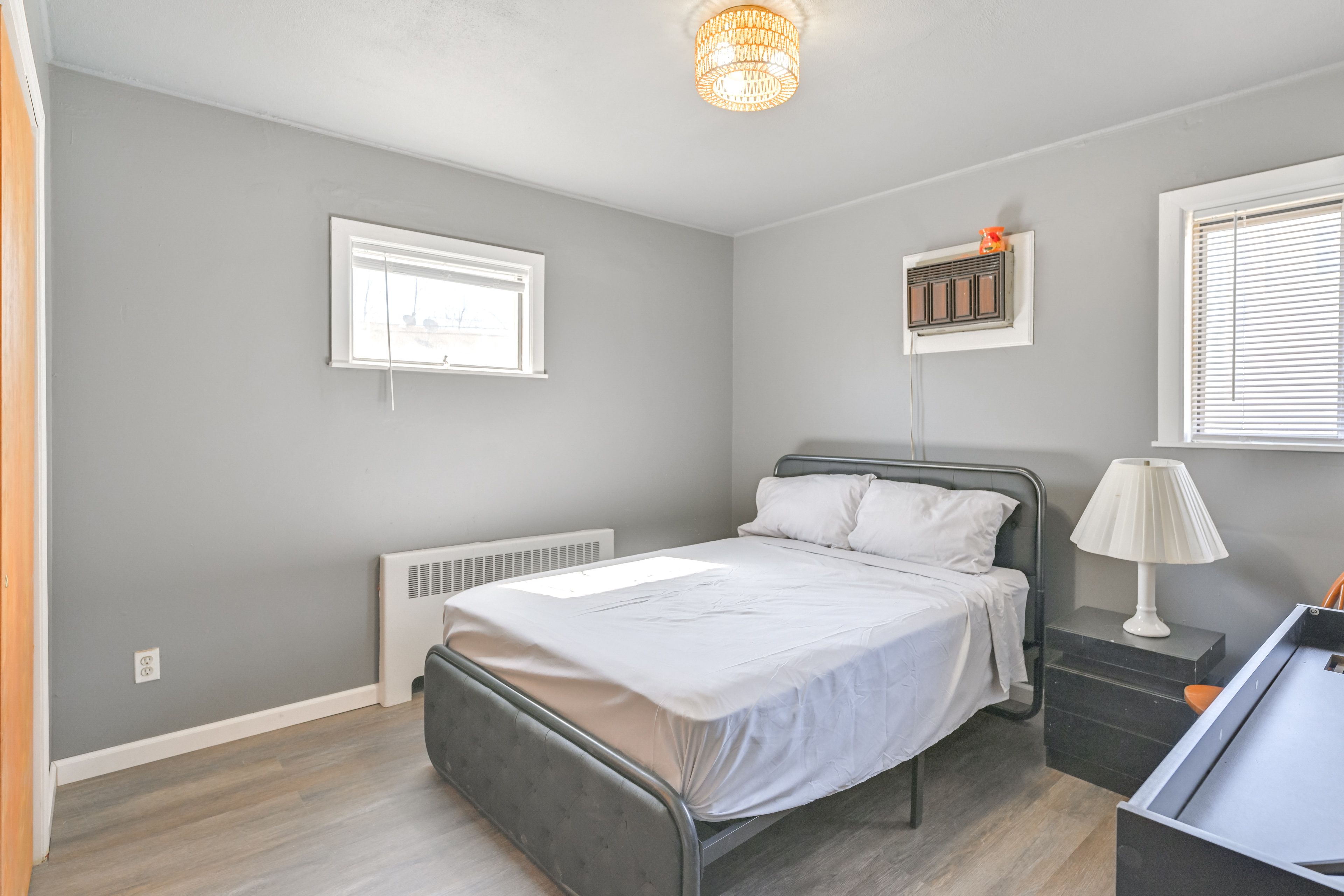 Bedroom | Queen Bed | Linens Provided | Wall A/C Unit | Flat-Screen TV