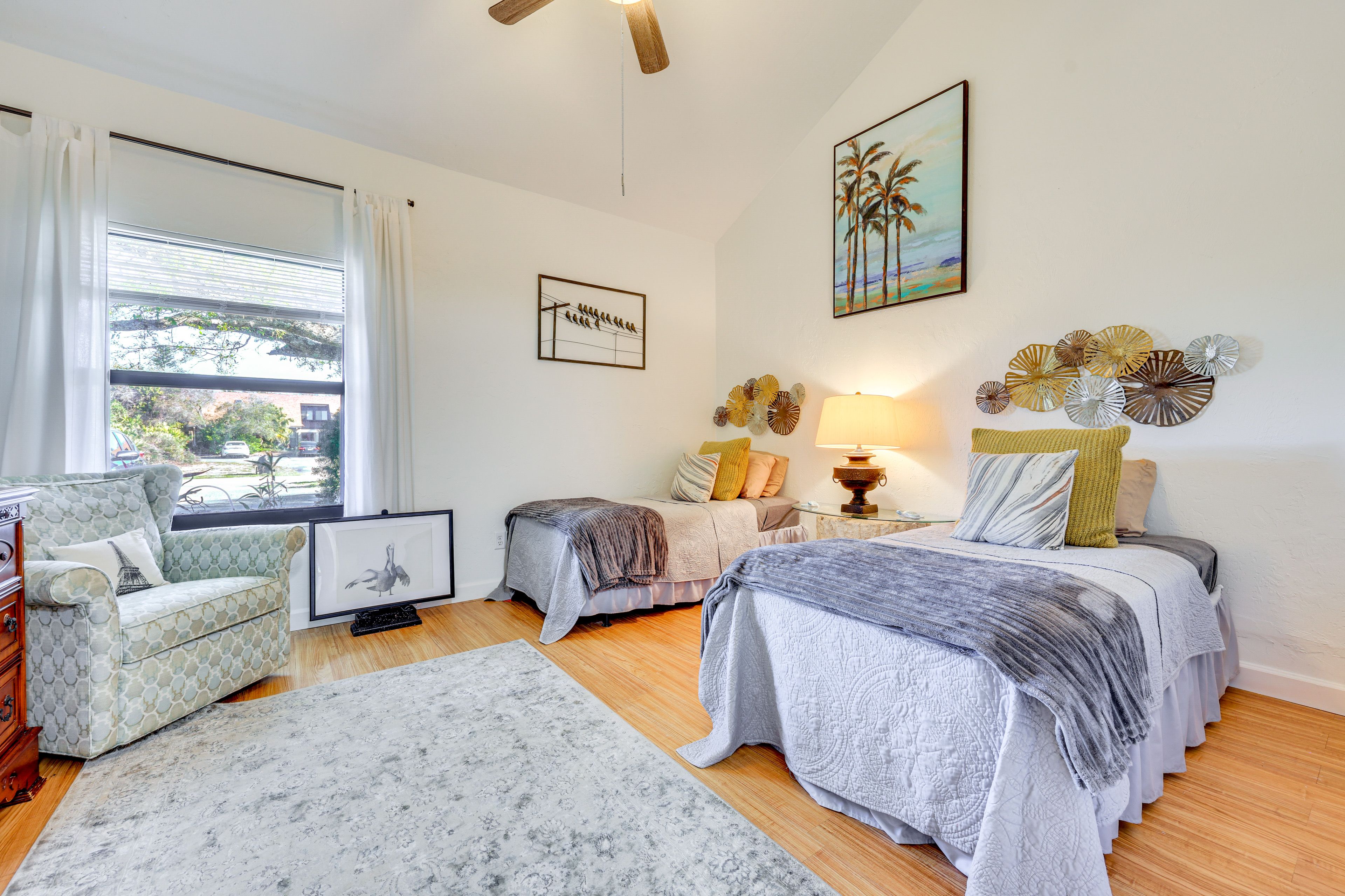 Bedroom 1 | 1st Floor | 2 Twin Beds