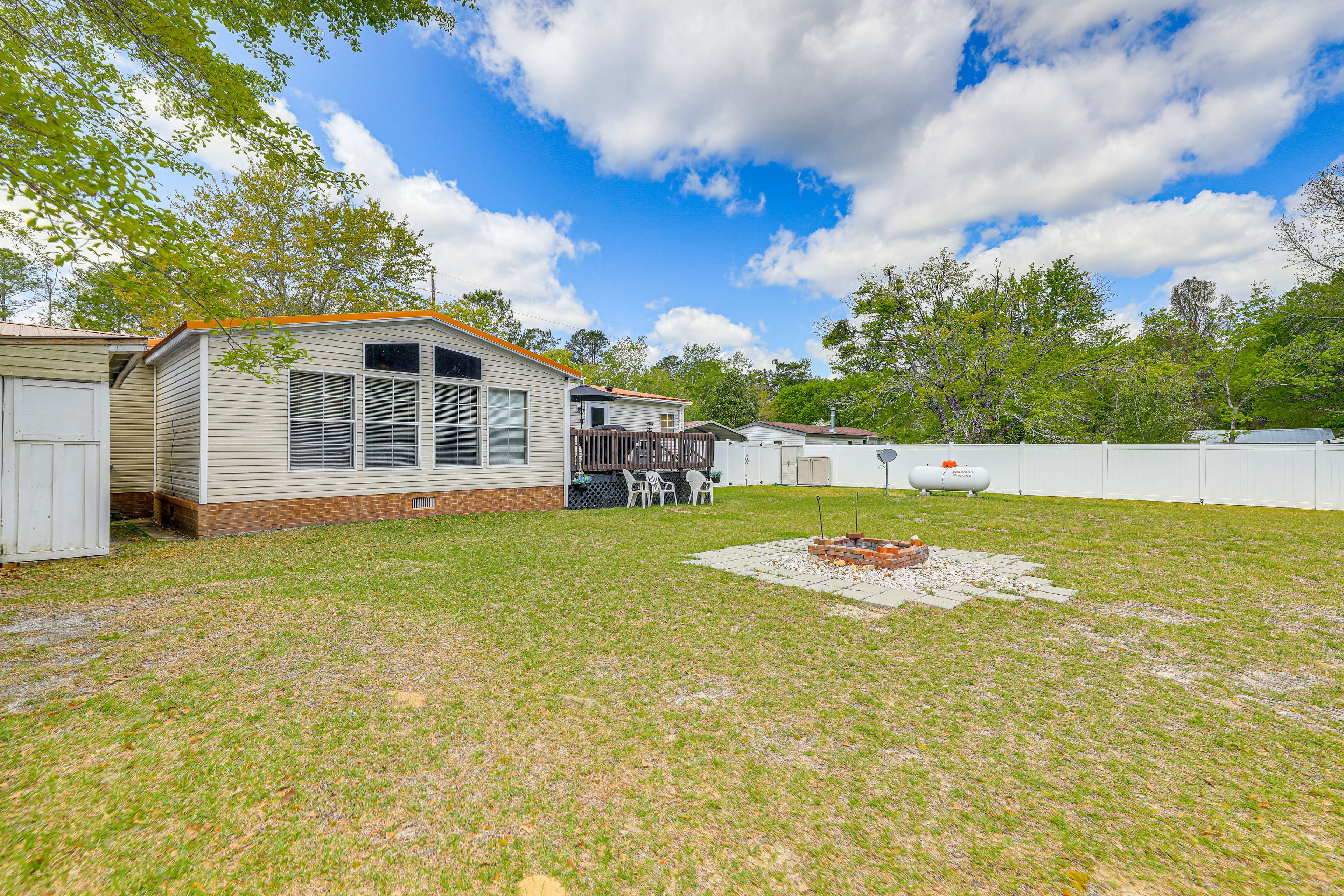 Fenced Backyard | Fire Pit