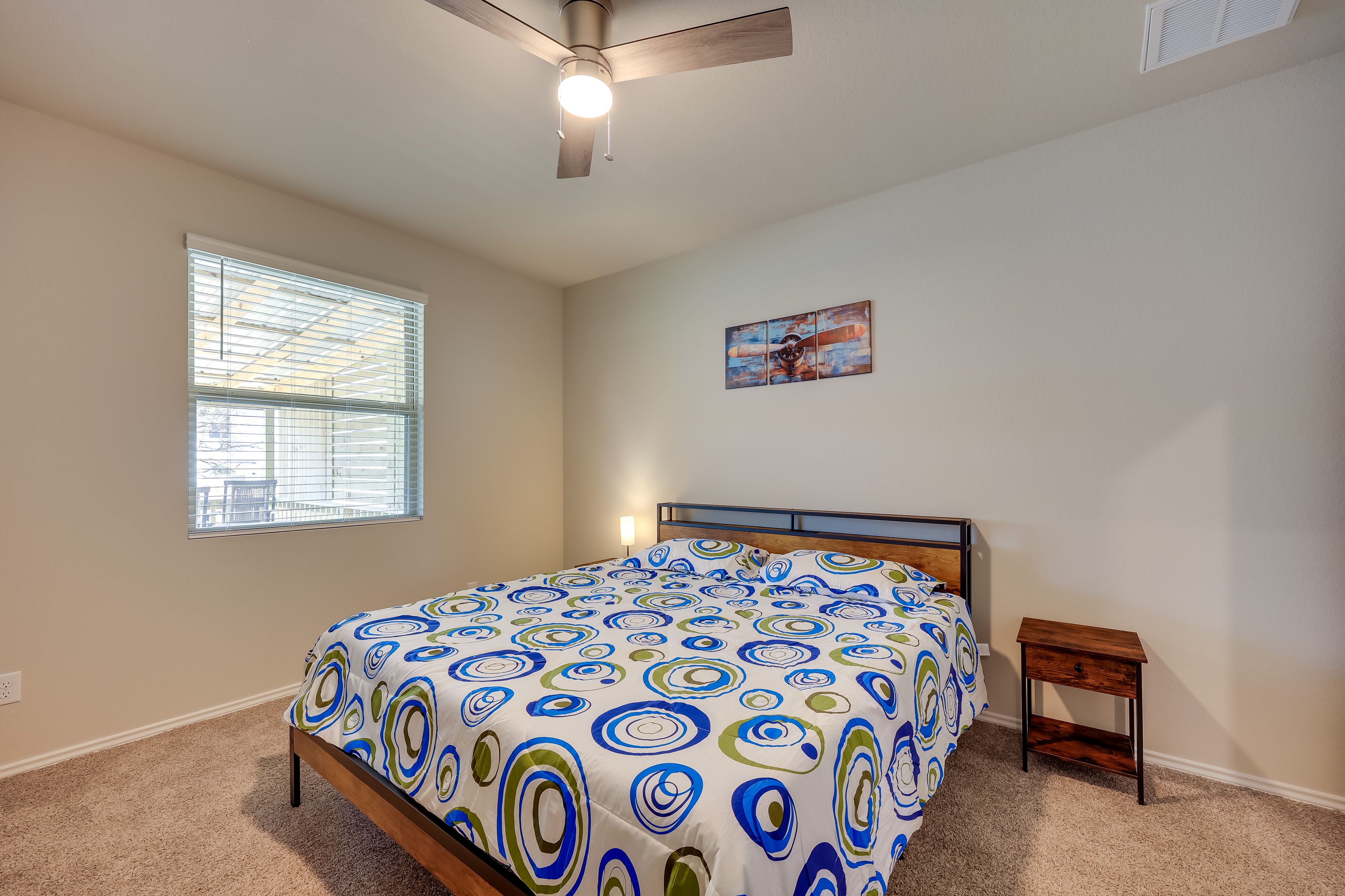 Bedroom 1 | King Bed | Linens Provided | 1st Floor