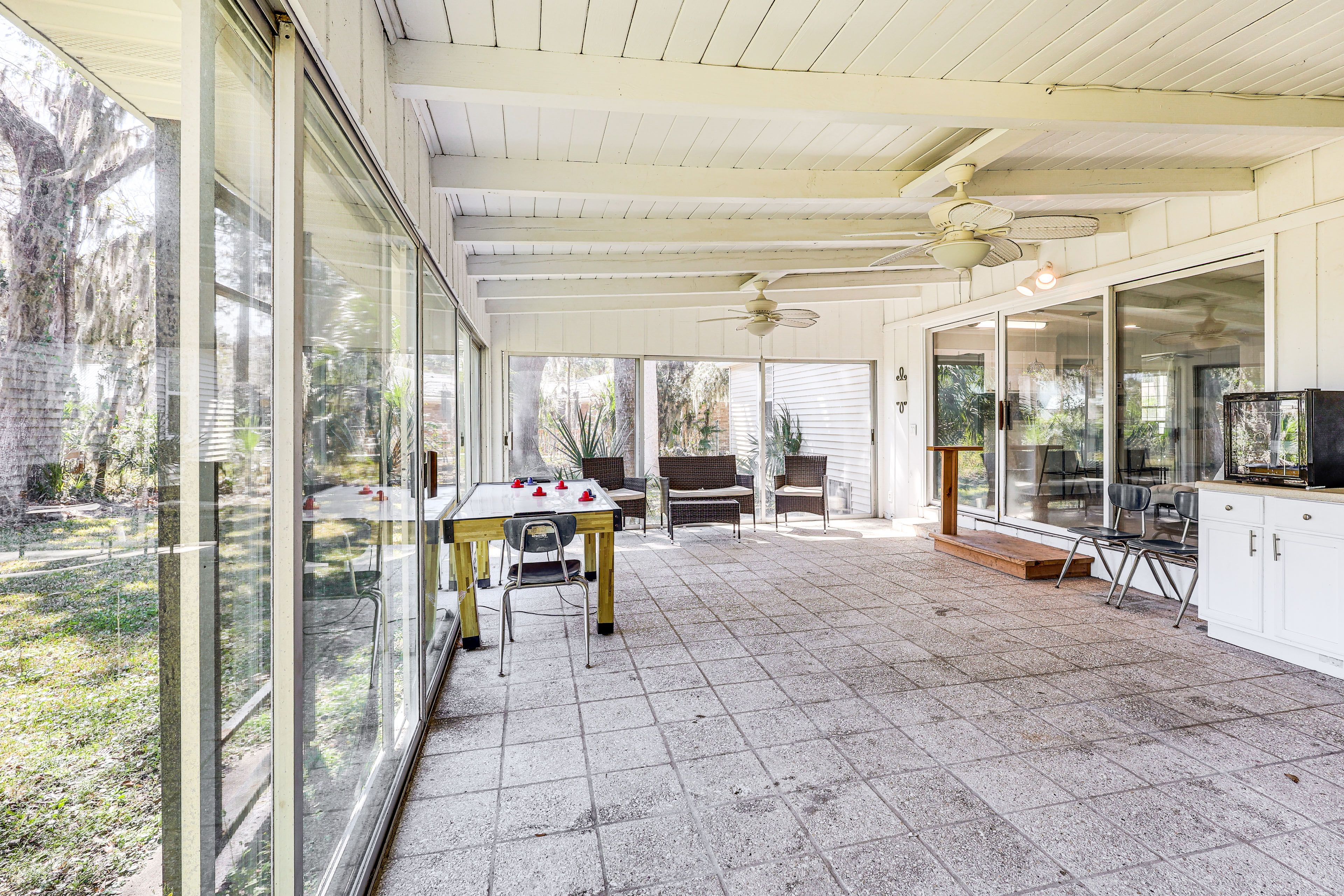 Screened Porch | Air Hockey Table